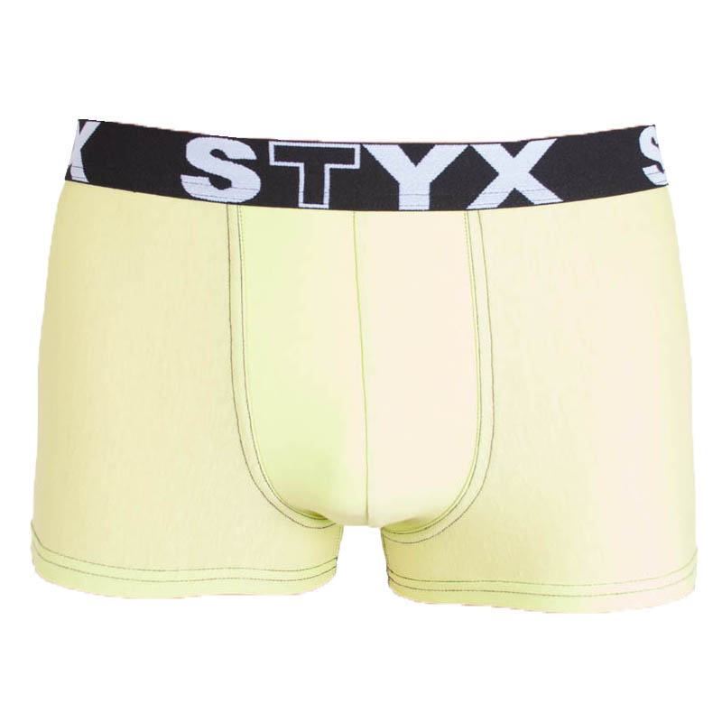 Pánské boxerky Styx sportovní guma zelenkavé (G4) L, trenky / trenýrky