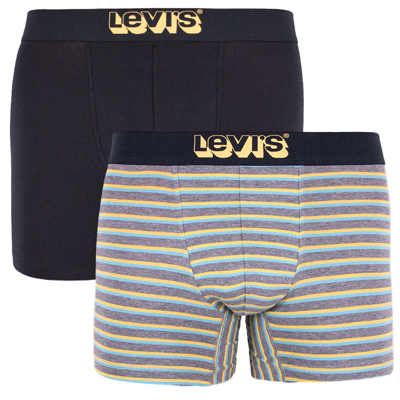 2PACK pánské boxerky Levis vícebarevné (995004001 758) XL, trenky / trenýrky