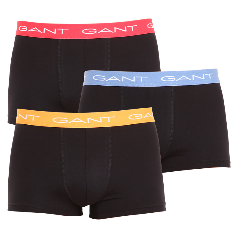 3PACK pánské boxerky Gant černé (902213003-005) XL, trenky / trenýrky