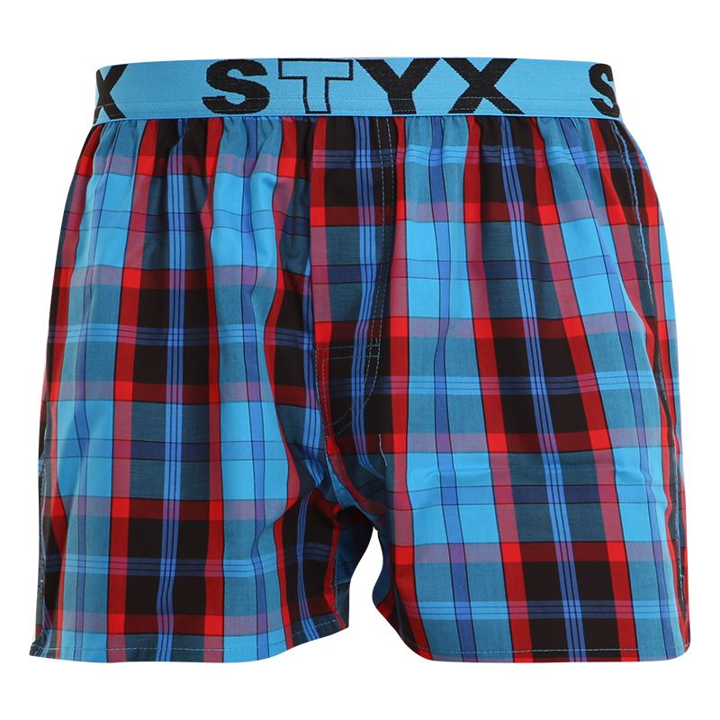 Pánské trenky Styx sportovní guma vícebarevné (B930) XXL, trenýrky