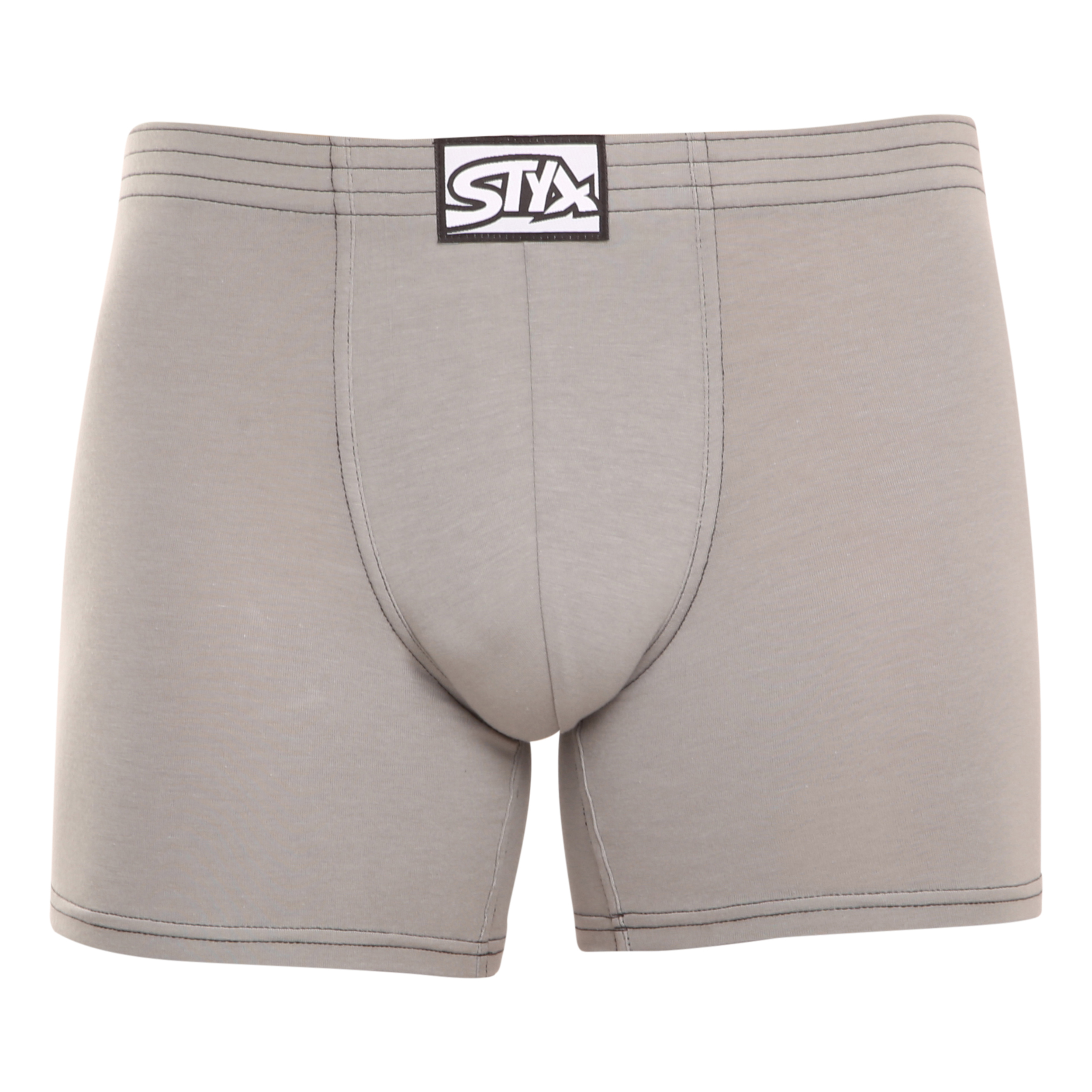 Pánské boxerky Styx long klasická guma světle šedé (F1062) XXL