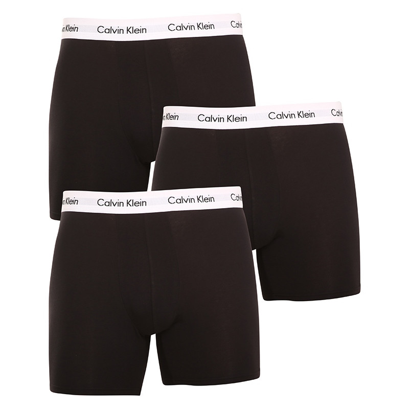 3PACK pánské boxerky Calvin Klein černé (NB1770A-001) XL