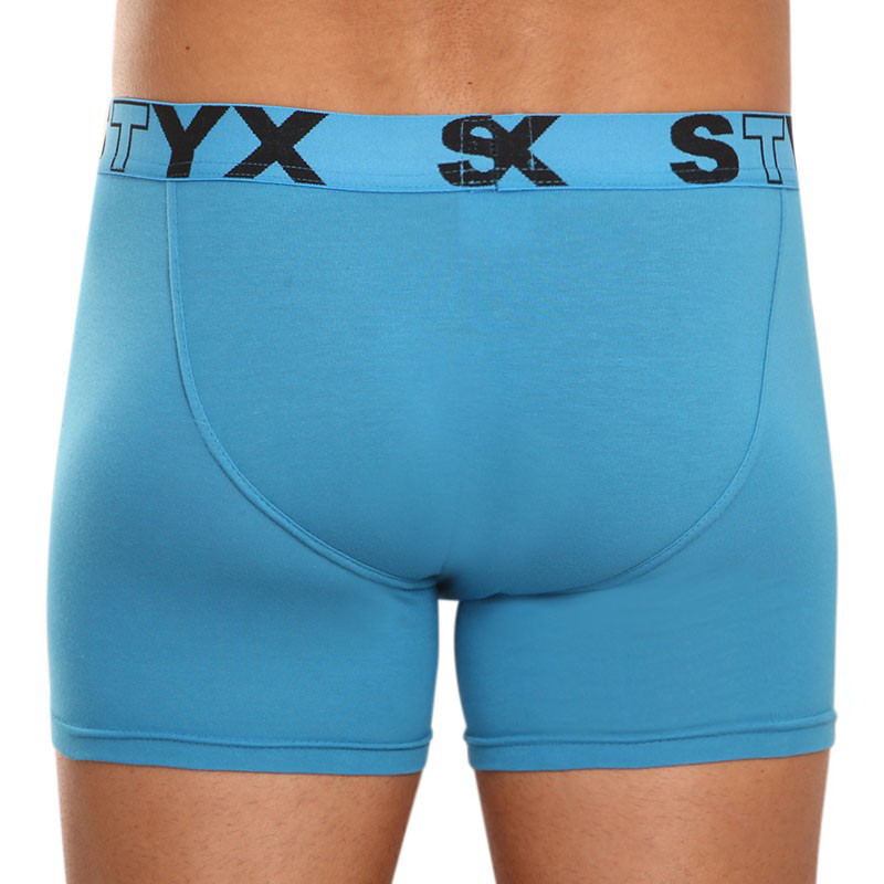 3PACK pánské boxerky Styx long sportovní guma modré (U9676869) XL, trenky / trenýrky.
Boxerky Styx jsou skvělou volbou, pokud máš rád pohodlné a kvalitní pánské spodní prádlo.
Boxerky Styx s přívlastkem „sport“ jsou vytvořeny z kombinace bavlny, antibakteriálního modalu a elastanu, jsou velice pohodlné na celodenní nošení a aktivity všeho druhu.
A jak je to s praním?
Více se dozvíš v klasických informacích o produktu.