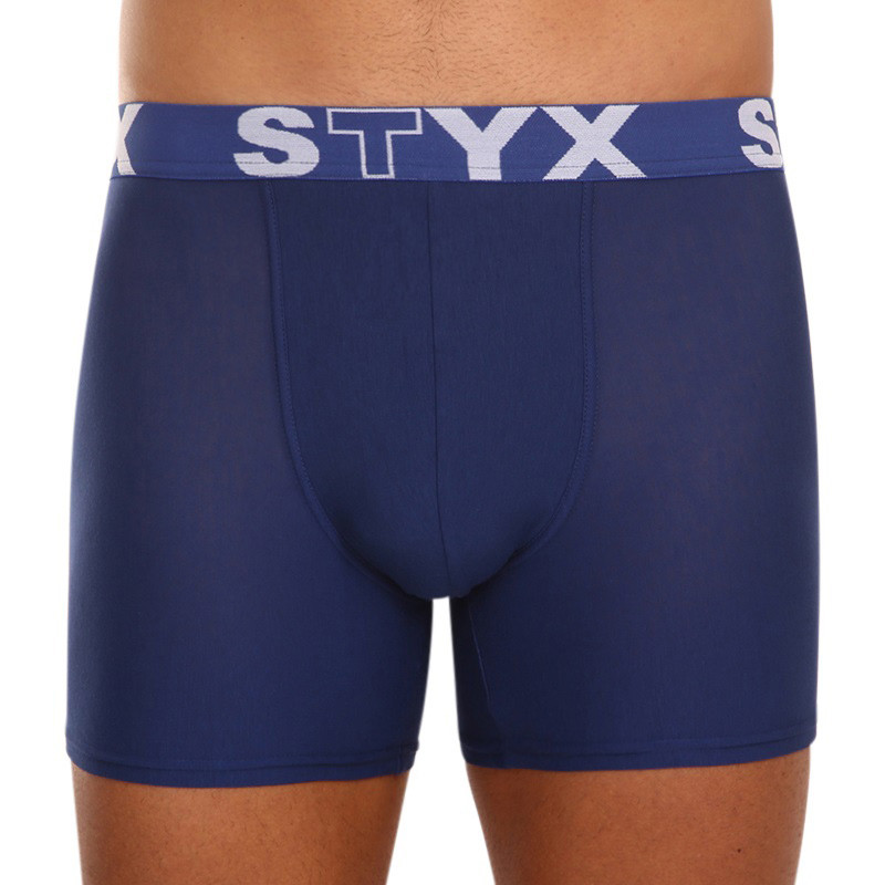 3PACK pánské boxerky Styx long sportovní guma modré (U9676869) XL, trenky / trenýrky.
Boxerky Styx jsou skvělou volbou, pokud máš rád pohodlné a kvalitní pánské spodní prádlo.
Boxerky Styx s přívlastkem „sport“ jsou vytvořeny z kombinace bavlny, antibakteriálního modalu a elastanu, jsou velice pohodlné na celodenní nošení a aktivity všeho druhu.
A jak je to s praním?
Více se dozvíš v klasických informacích o produktu.