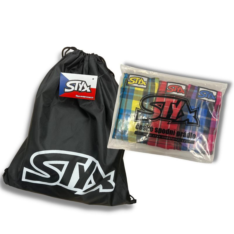 3PACK pánské trenky Styx klasická guma vícebarevné (A9343536) XXL, trenýrky.
Barevné bavlněné trenky pro každodenní pohodlí
Pánské trenýrky Styx jsou vyrobeny ze 100% bavlny.
Česká značka Styx nabízí zábavu i prvotřídní kvalitu
Spodní prádlo Styx si oblíbí zejména ti, pro které je důležitá osobitost.