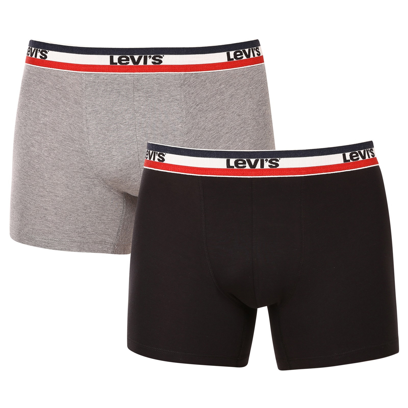 2PACK pánské boxerky Levis vícebarevné (905005001 004) XXL, trenky / trenýrky