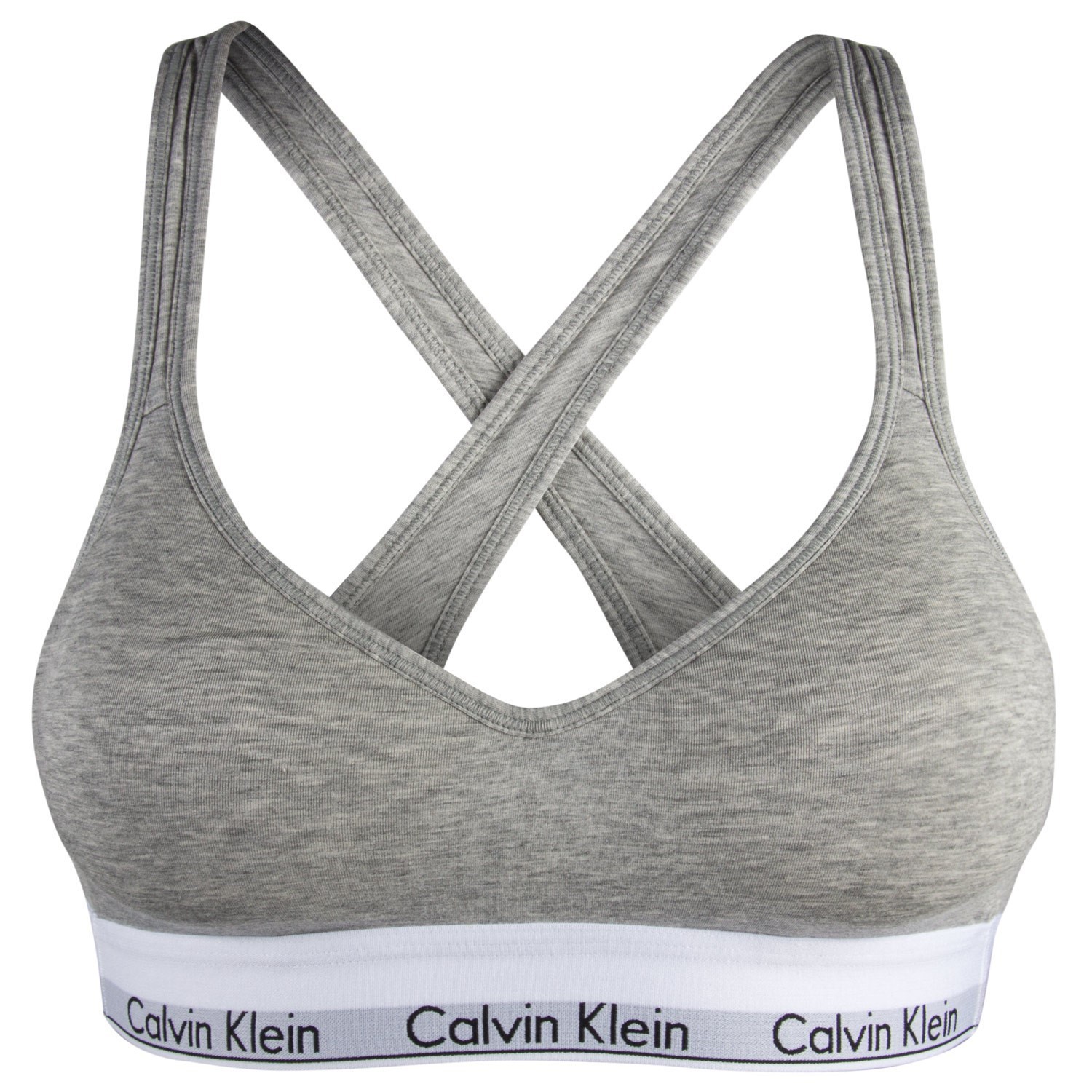 Dámská podprsenka Calvin Klein šedá (QF1654E-020) XS