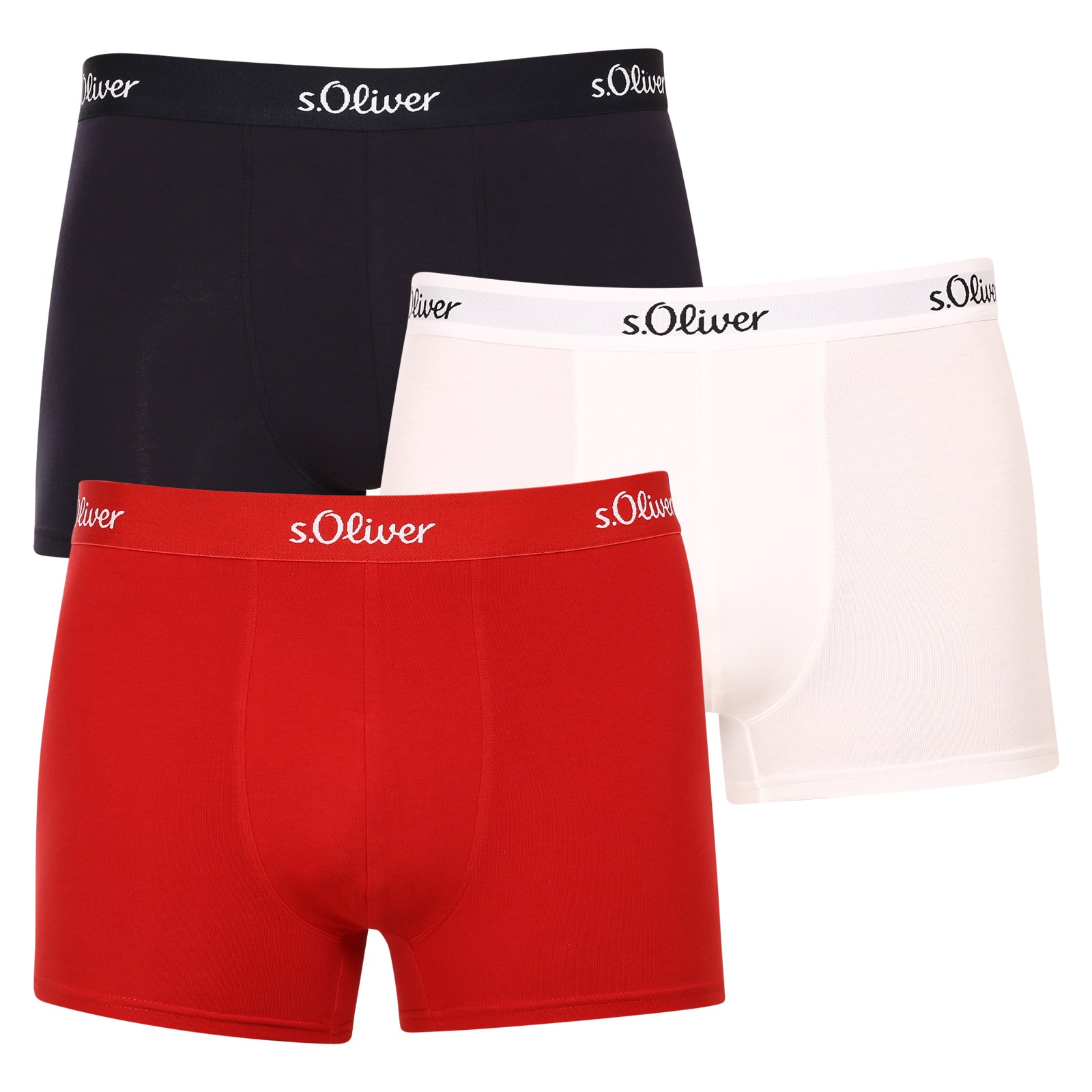 3PACK pánské boxerky S.Oliver vícebarevné (JH-34B-51136323) L, trenky / trenýrky