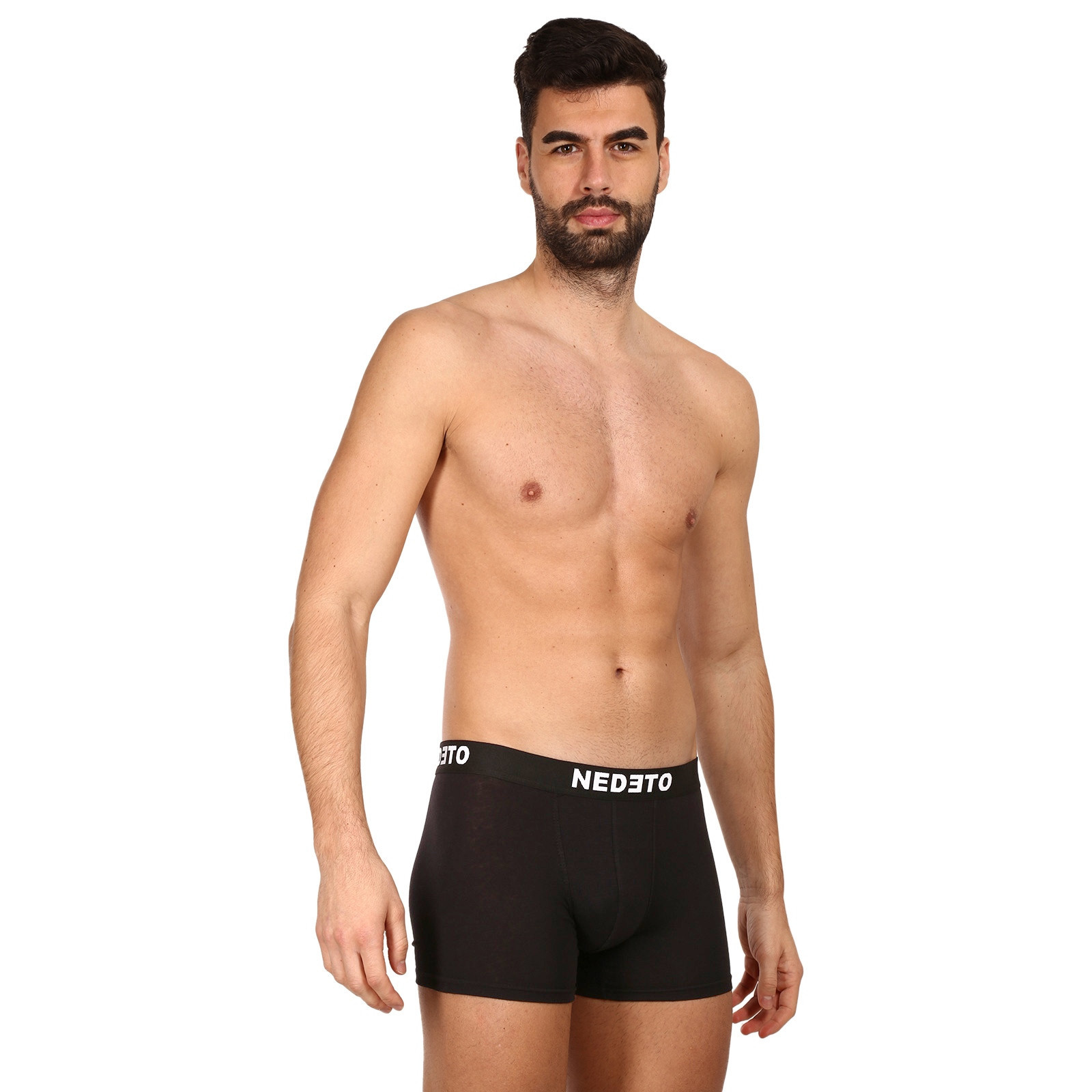 7PACK pánské boxerky Nedeto černé (7NDTB001-brand) XXL, trenky / trenýrky.
Klasické černé boxerky do každého šatníku
Pánské boxerky Nedeto s delší nohavičkou zajišťují dokonalý komfort pro každodenní nošení, nezáleží na tom, jestli tě čeká důležitá pracovní schůzka nebo lezení po skalách.
Česká značka Nedeto sází na kvalitu
Boxerky Nedeto u nás nosíme všichni, vyrobili jsme si je totiž sami.