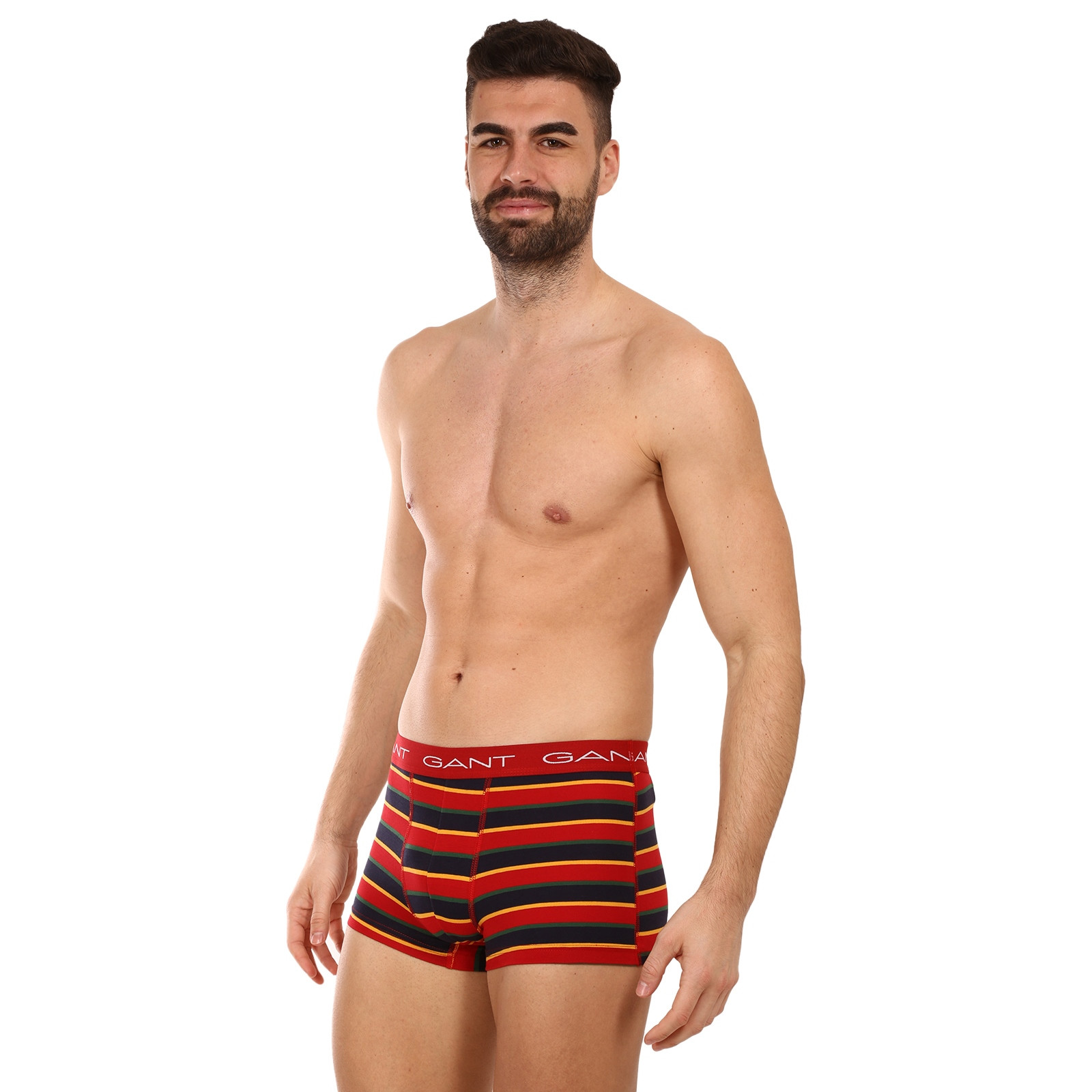 3PACK pánské boxerky Gant vícebarevné (902243013-630) M, trenky / trenýrky.
Hledáte komfortní pánské spodní prádlo?
 
Pánské boxerky GANT jsou vyrobeny z kvalitní bavlny a příměsi elastanu, v pase mají příjemnou vytkávanou gumu, která nikde neškrtí ani neškrábe, navíc má kontrastní gumu s nápisem GANT, nohavičky mají dole měkké lemy.
Více se dozvíte níže v klasických informacích o produktu.