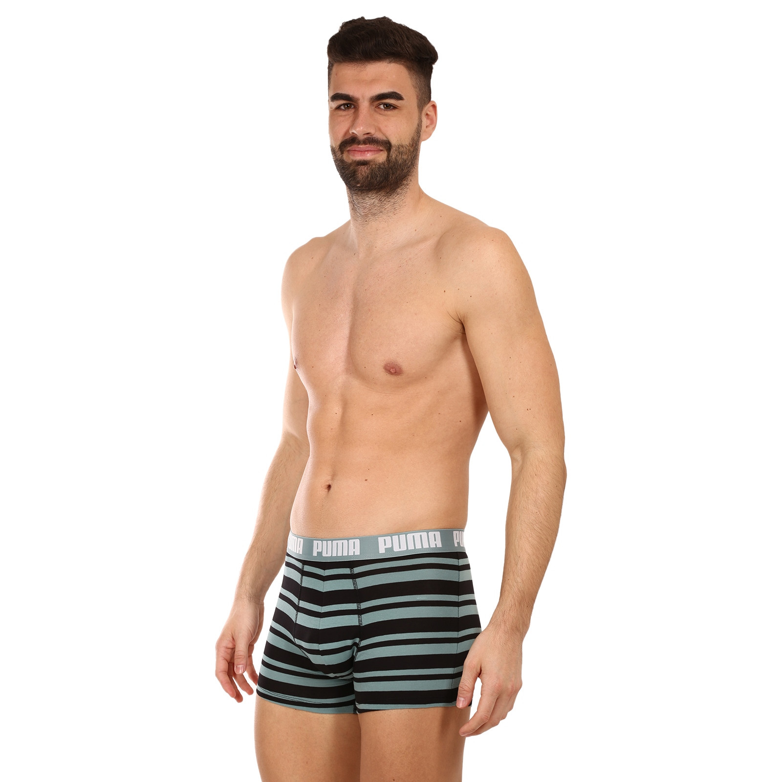 2PACK pánské boxerky Puma vícebarevné (601015001 017) L, trenky / trenýrky.
Boxerky Puma patří do kategorie pánského spodního prádla, které přes svou kvalitu vyčnívají svou velice dostupnou cenou.
 
Boxerky Puma jsou ušity z bavlny s příměsí elastanu, díky tomu skvěle sedí a nikde se nezařezávají.
A jak je to s praním?