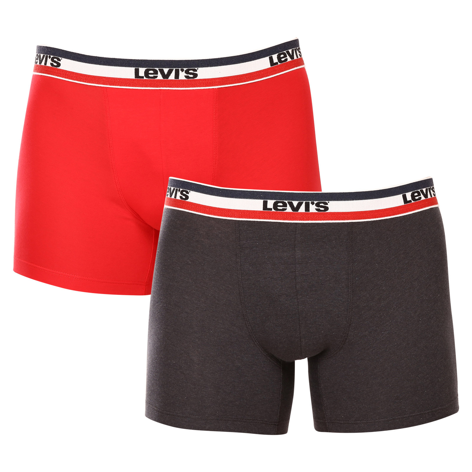 2PACK pánské boxerky Levis vícebarevné (701223908 004) XXL, trenky / trenýrky