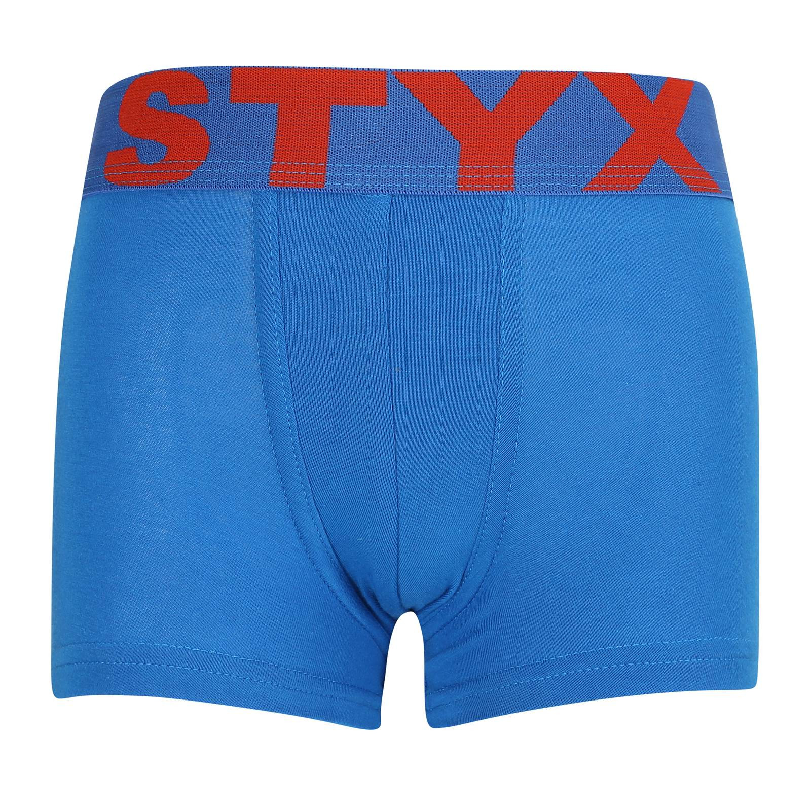 Dětské boxerky Styx sportovní guma modré (GJ1167) 12-14 let, trenky / trenýrky