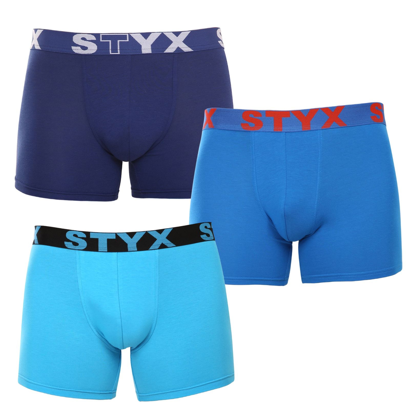 3PACK pánské boxerky Styx sportovní guma nadrozměr modré (3R96879) 3XL, trenky / trenýrky.
Boxerky Styx jsou skvělou volbou, pokud máš rád pohodlné a kvalitní pánské spodní prádlo.
Boxerky Styx s přívlastkem „sport“ jsou vytvořeny z kombinace bavlny, antibakteriálního modalu a elastanu, jsou velice pohodlné na celodenní nošení a aktivity všeho druhu.
A jak je to s praním?
Více se dozvíš v klasických informacích o produktu.