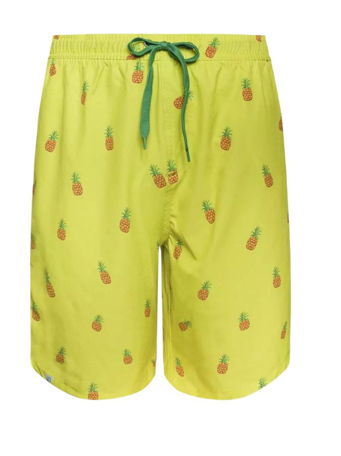 Veselé pánské plavky Dedoles Svěží ananas (D-M-BW-ST-C-RP-1591) XXL.