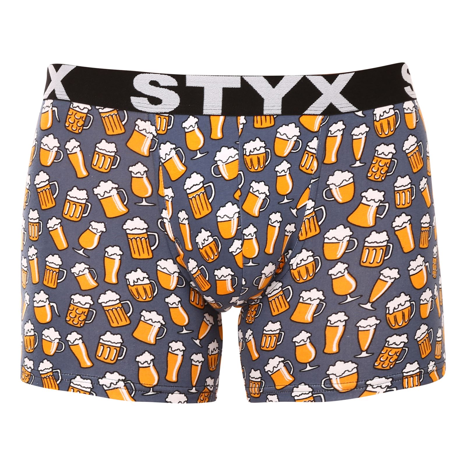 Pánské boxerky Styx long art sportovní guma pivo (U1357) S, trenky / trenýrky