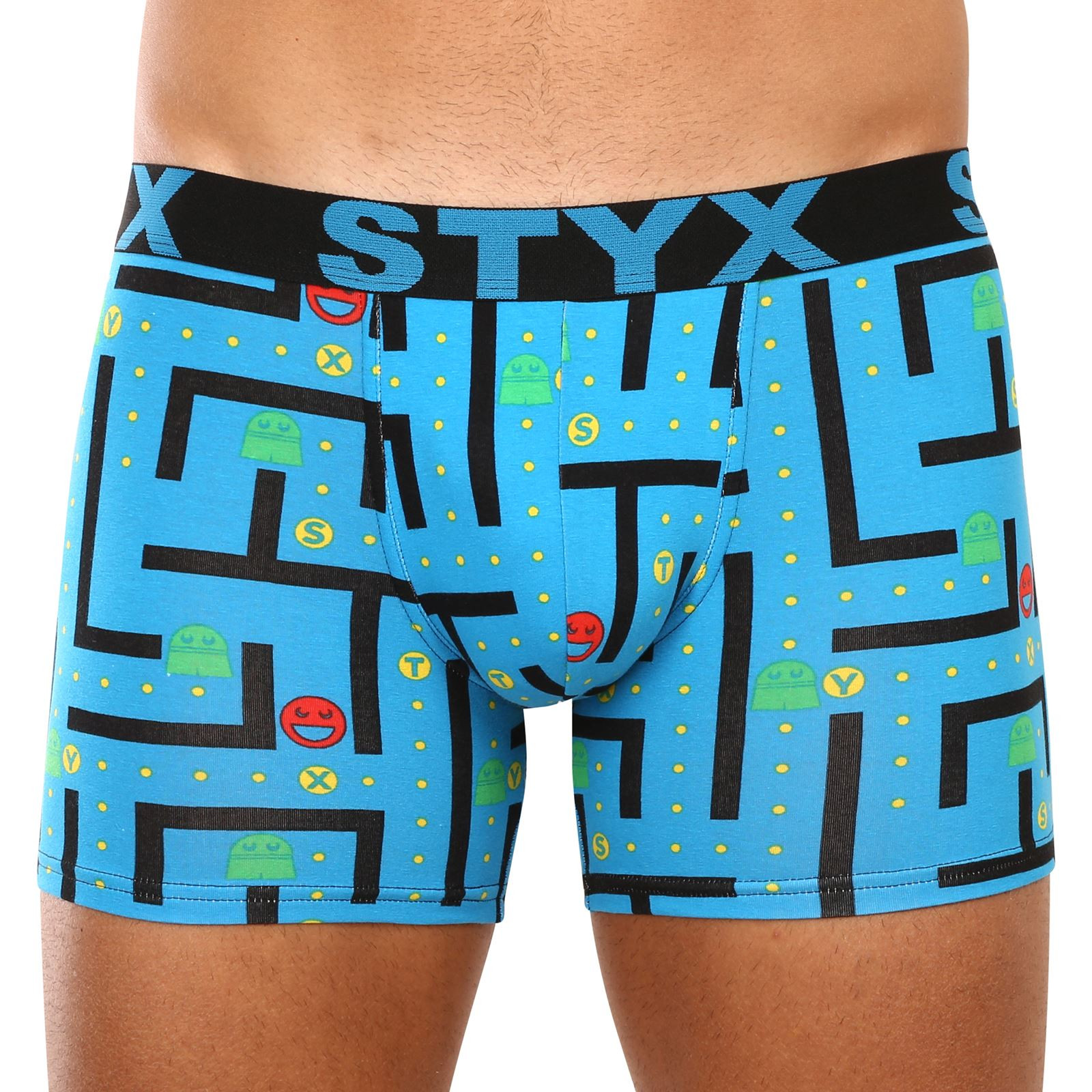 Pánské boxerky Styx long art sportovní guma hra (U1259) XXL, trenky / trenýrky