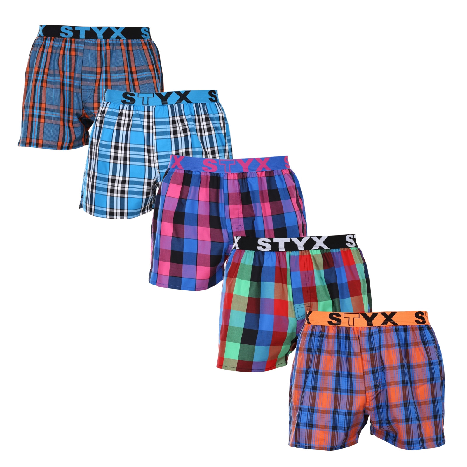 5PACK pánské trenky Styx sportovní guma vícebarevné (5B1067890) XXL, trenýrky.
Barevné bavlněné trenky pro každodenní pohodlí
Pánské trenýrky Styx jsou vyrobeny ze 100% bavlny.
Česká značka Styx nabízí zábavu i prvotřídní kvalitu
Spodní prádlo Styx si oblíbí zejména ti, pro které je důležitá osobitost.