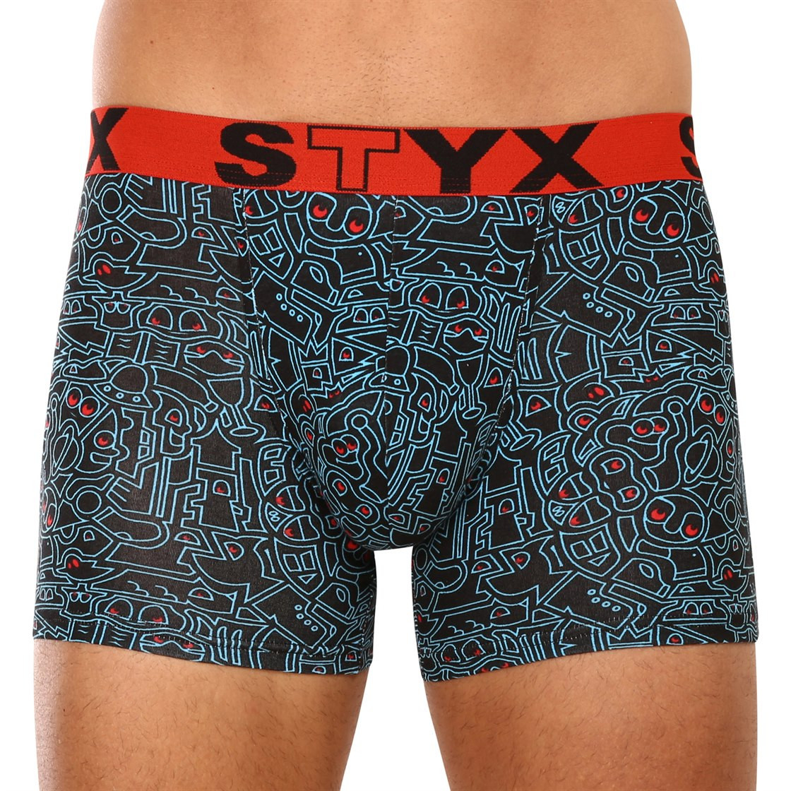 6PACK pánské boxerky Styx long art sportovní guma vícebarevné (6U12697124) XL, trenky / trenýrky.