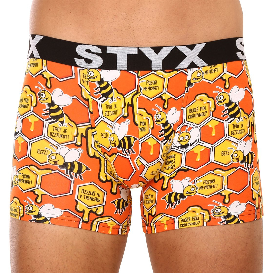 6PACK pánské boxerky Styx long art sportovní guma vícebarevné (6U12697124) XL, trenky / trenýrky.