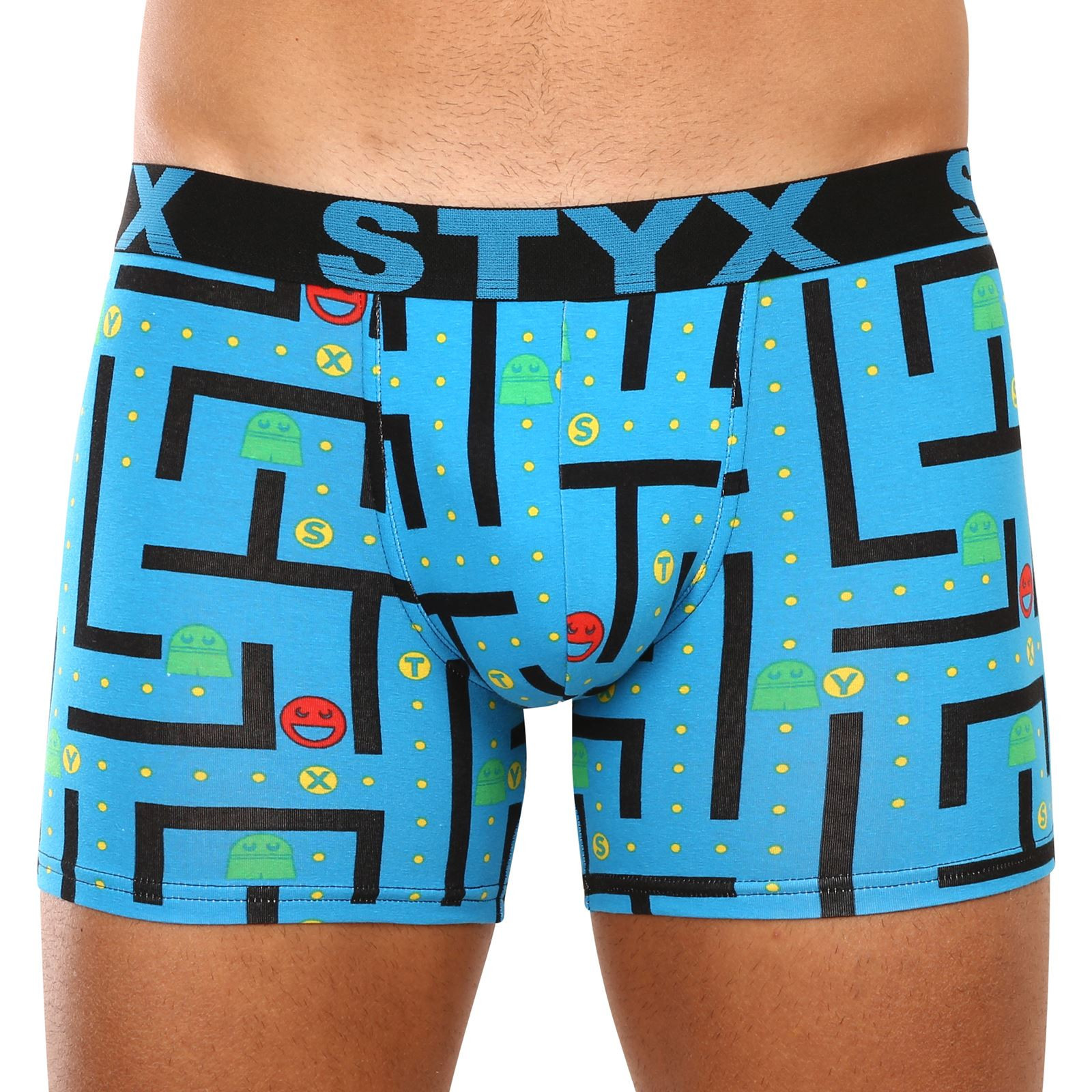 6PACK pánské boxerky Styx long art sportovní guma vícebarevné (6U12697124) XL, trenky / trenýrky.