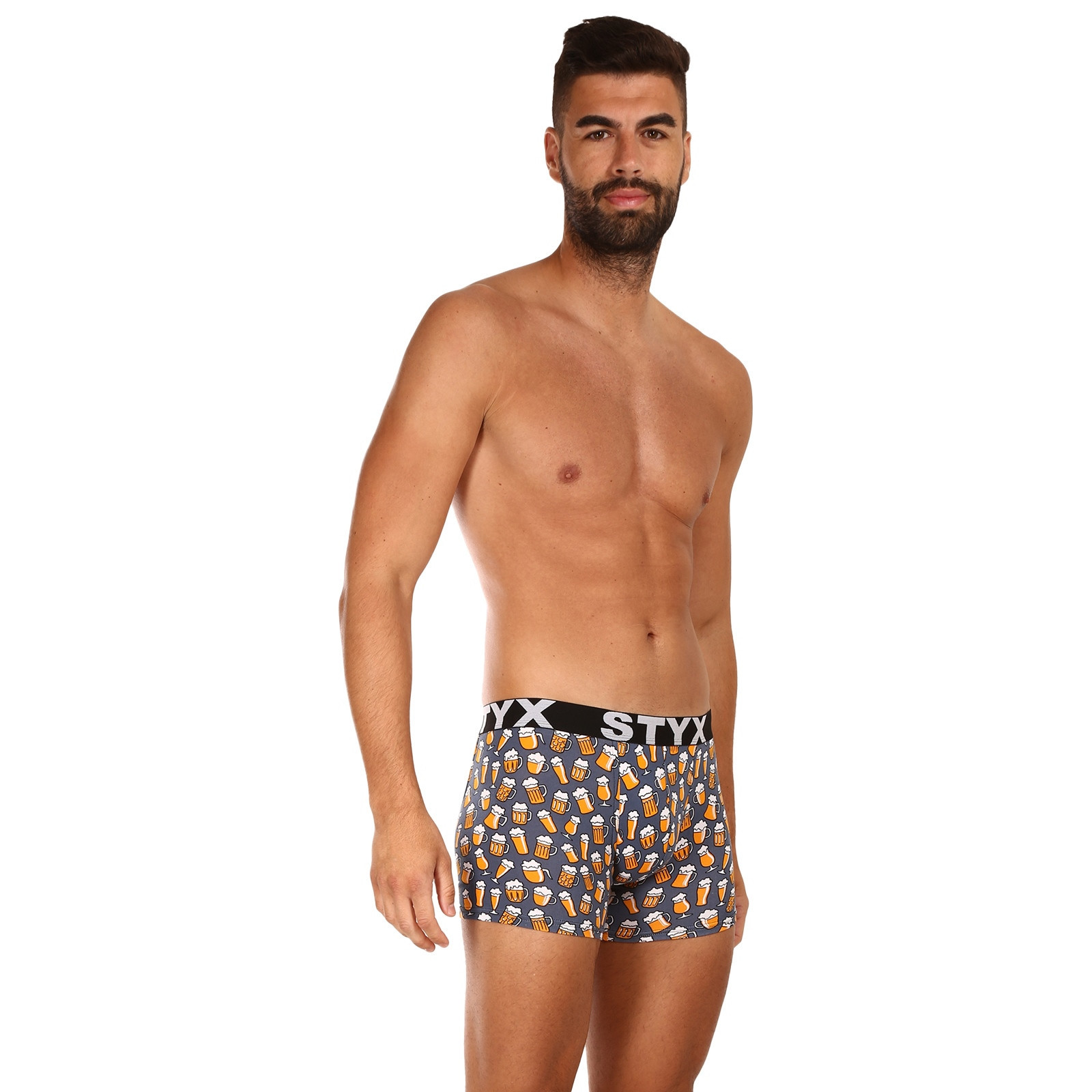 6PACK pánské boxerky Styx long art sportovní guma vícebarevné (6U12697124) XL, trenky / trenýrky.