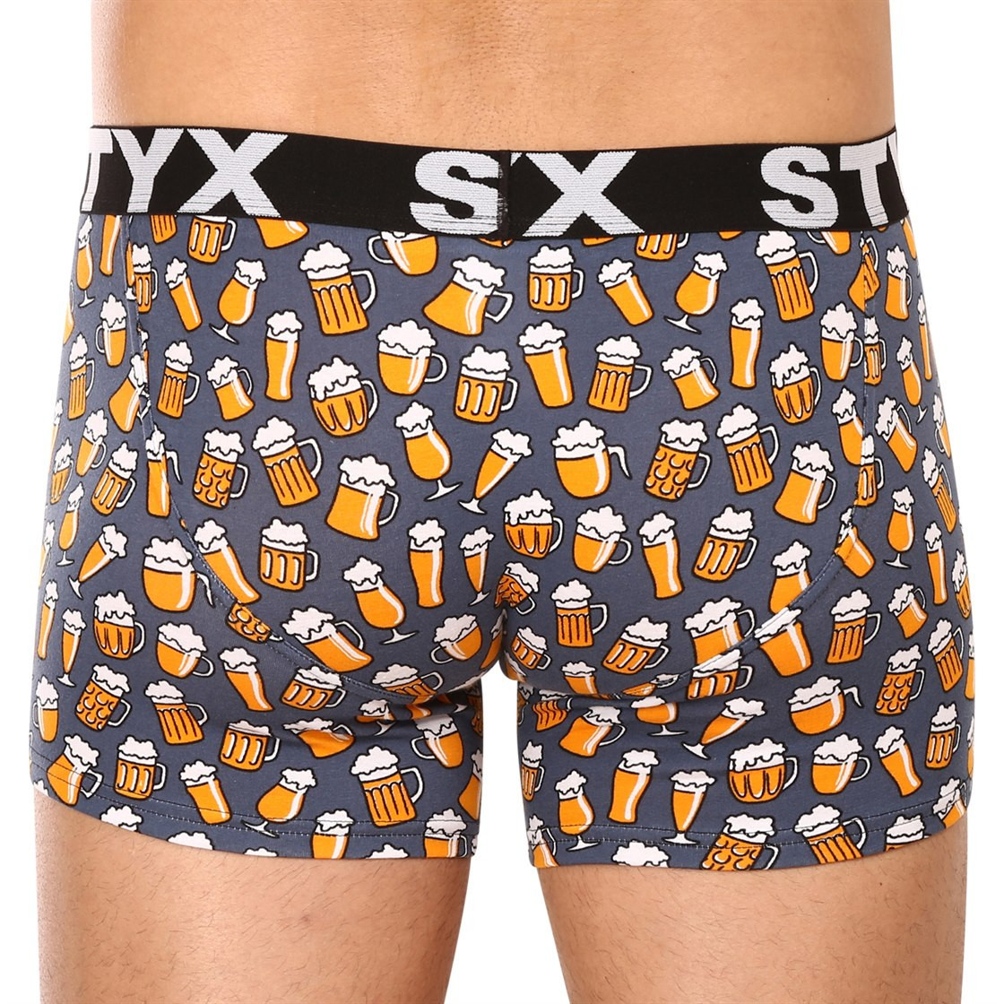 6PACK pánské boxerky Styx long art sportovní guma vícebarevné (6U12697124) XL, trenky / trenýrky.