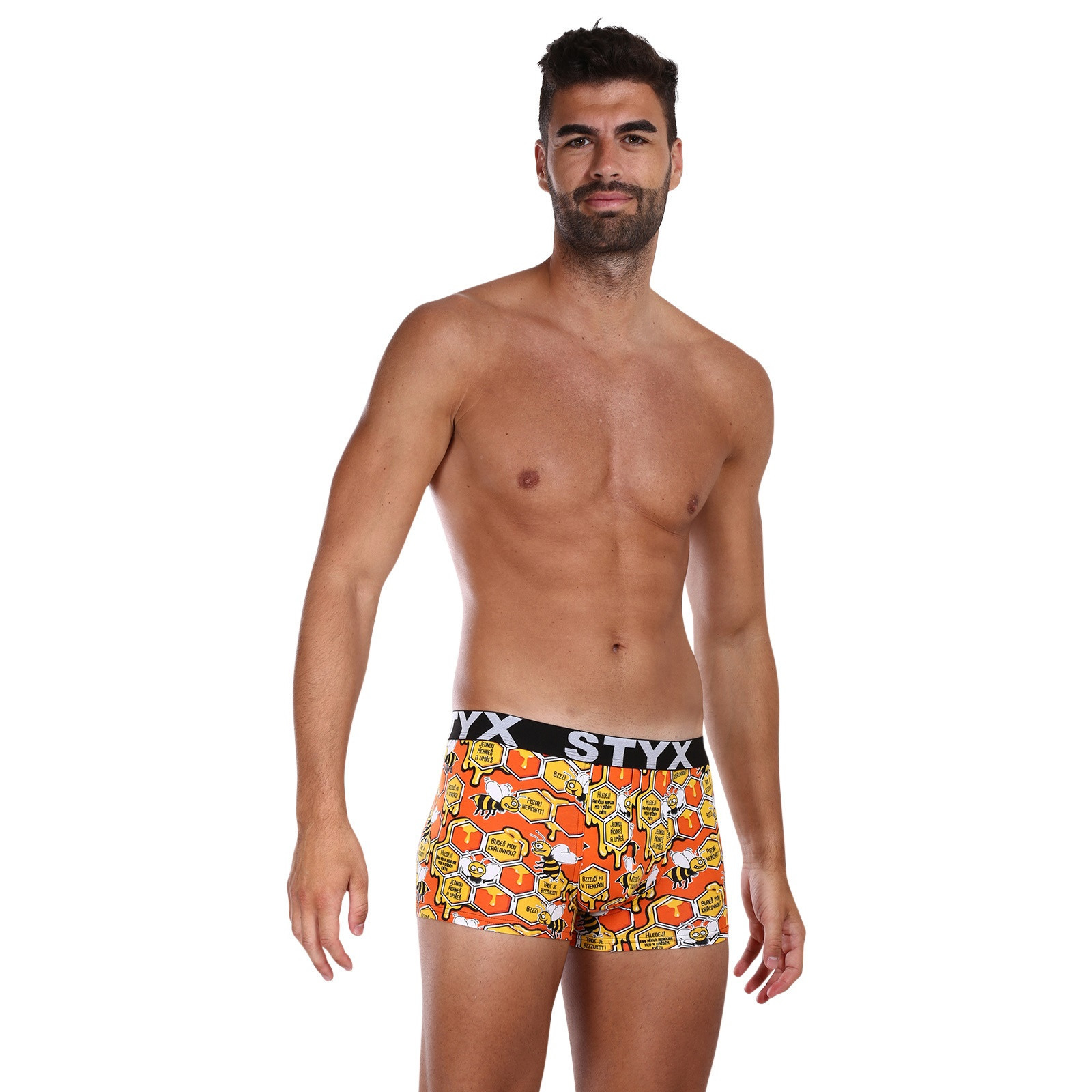 3PACK Pánské boxerky Styx art sportovní guma nadrozměr (3R12914) 3XL, trenky / trenýrky.
Boxerky Styx pro maximální komfort
Pánské boxerky Styx patří k našim nejprodávanějším produktům a my se tomu vůbec nedivíme.
Spodní prádlo Styx má styl
Boxerky a trenky české značky Styx jsou známé především pro svůj jedinečný vzhled.