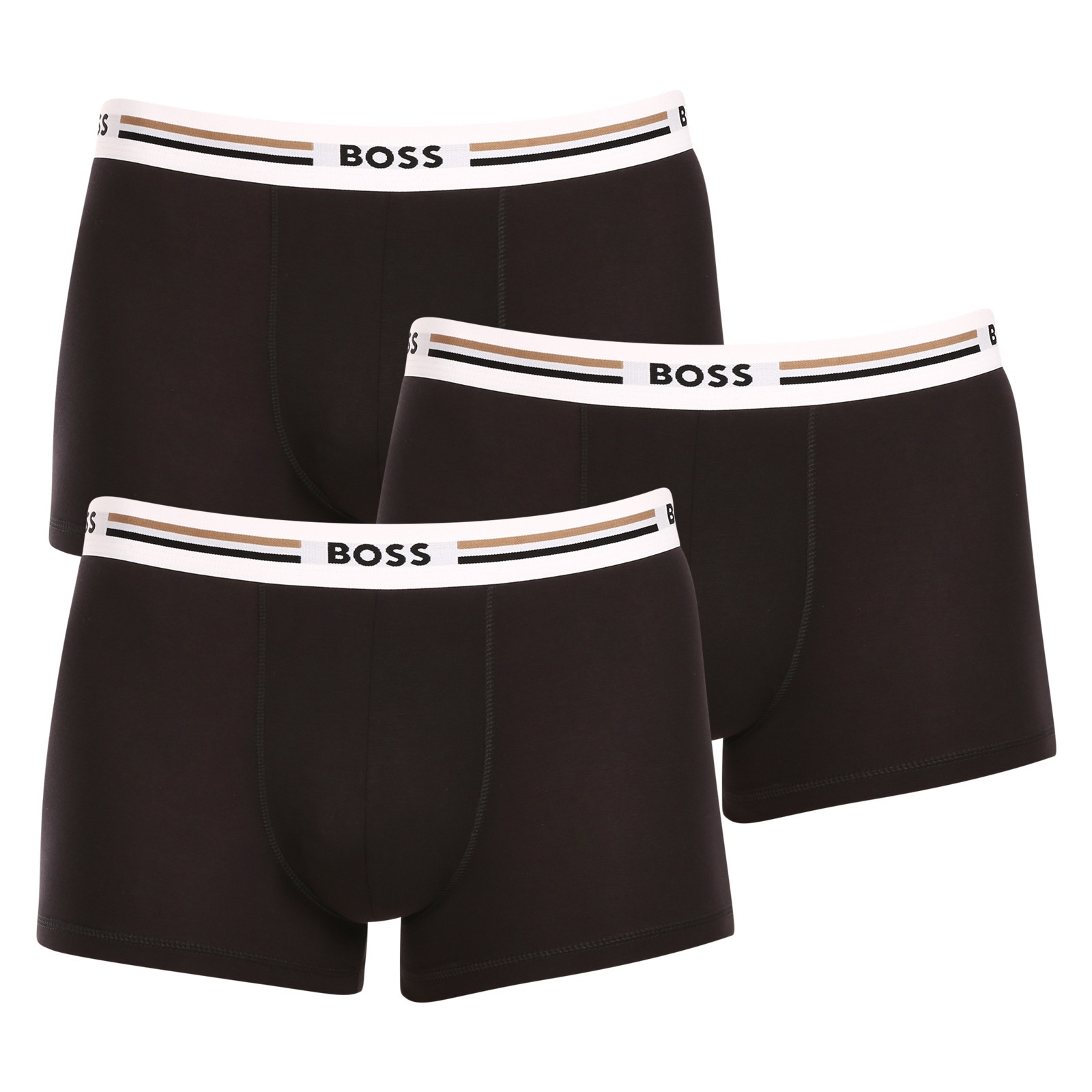 3PACK pánské boxerky BOSS černé (50492200 001) S, trenky / trenýrky