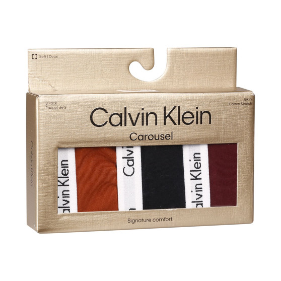 3PACK dámské kalhotky Calvin Klein vícebarevné (QD5146E-HVT)