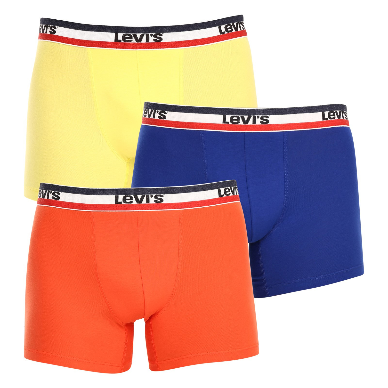 3PACK pánské boxerky Levis vícebarevné (100002870 010) S, trenky / trenýrky