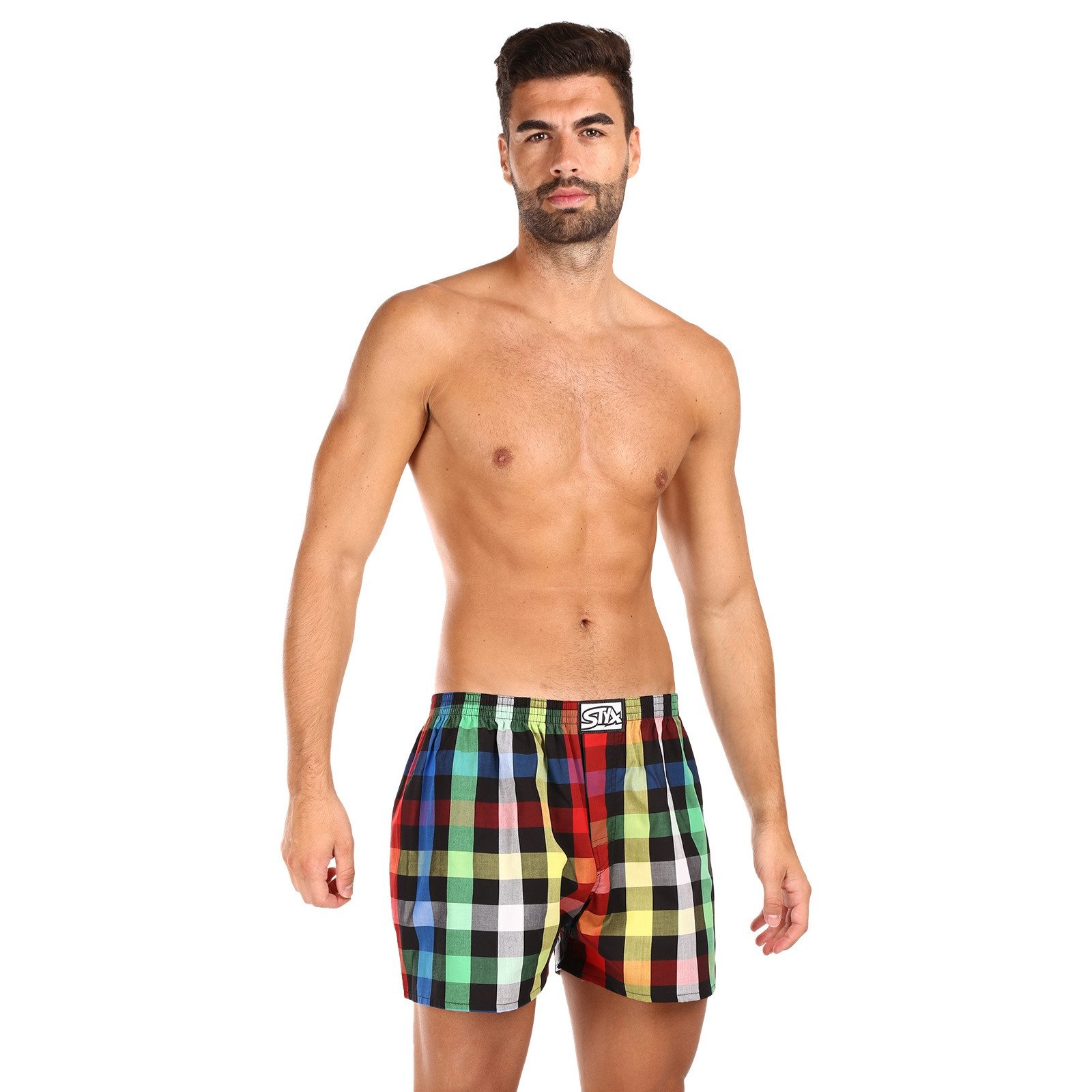 5PACK pánské trenky Styx klasická guma vícebarevné (5A1112345) XXL, trenýrky.
Barevné bavlněné trenky pro každodenní pohodlí
Pánské trenýrky Styx jsou vyrobeny ze 100% bavlny.
Česká značka Styx nabízí zábavu i prvotřídní kvalitu
Spodní prádlo Styx si oblíbí zejména ti, pro které je důležitá osobitost.