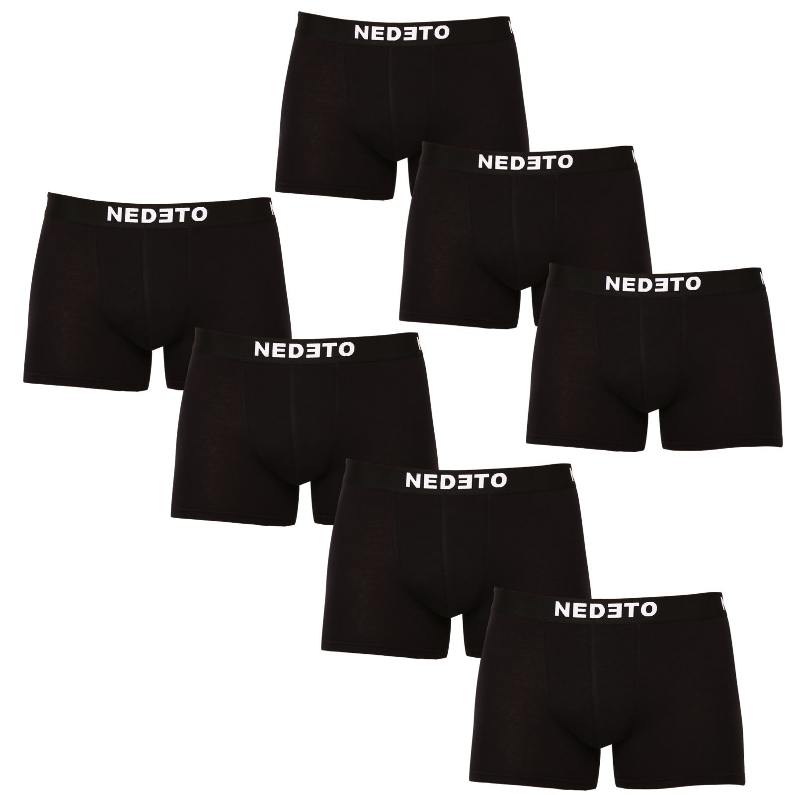 7PACK pánské boxerky Nedeto černé (7NDTB001-brand) XXL, trenky / trenýrky.
Klasické černé boxerky do každého šatníku
Pánské boxerky Nedeto s delší nohavičkou zajišťují dokonalý komfort pro každodenní nošení, nezáleží na tom, jestli tě čeká důležitá pracovní schůzka nebo lezení po skalách.
Česká značka Nedeto sází na kvalitu
Boxerky Nedeto u nás nosíme všichni, vyrobili jsme si je totiž sami.