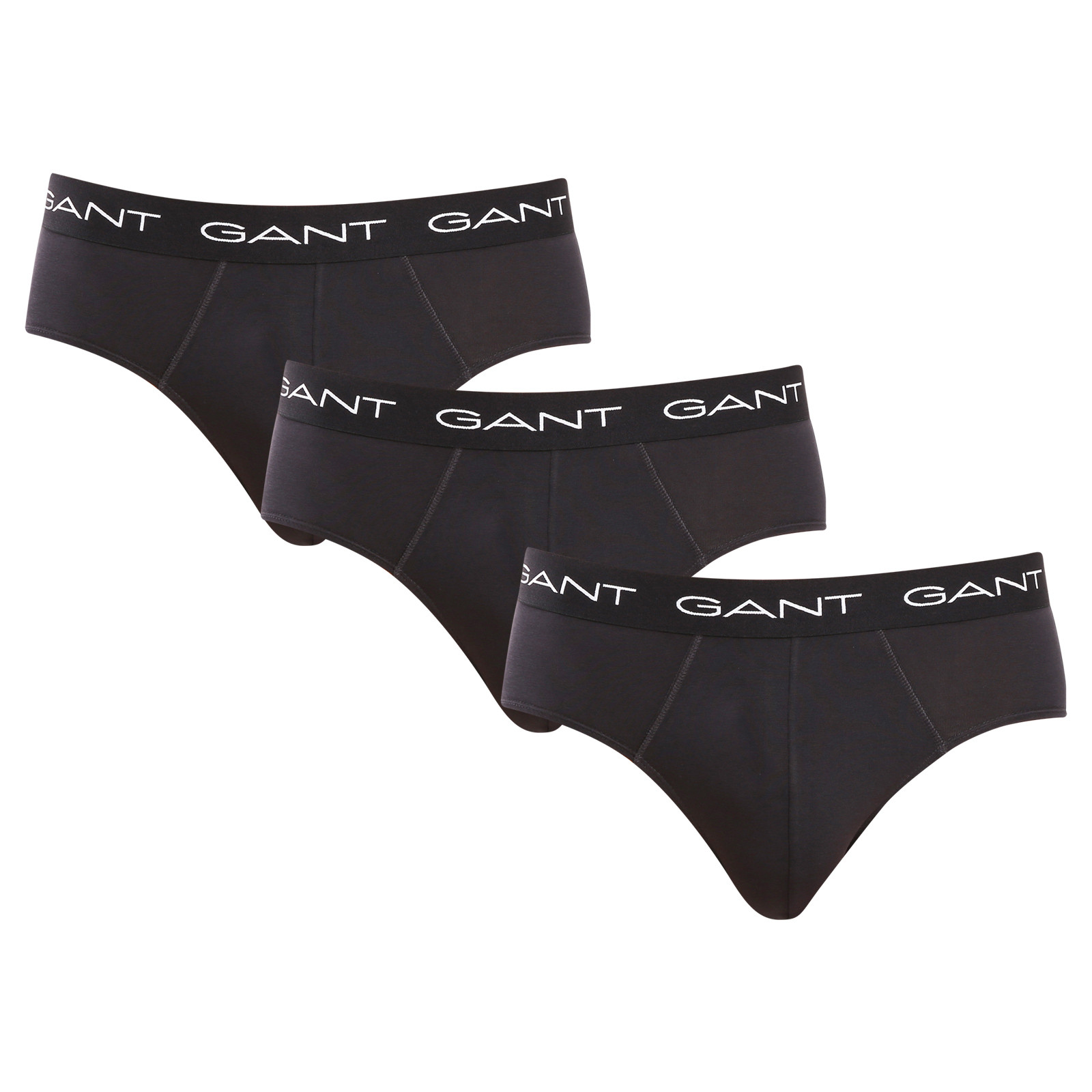 3PACK pánské slipy Gant černé (900013001-005) 3XL