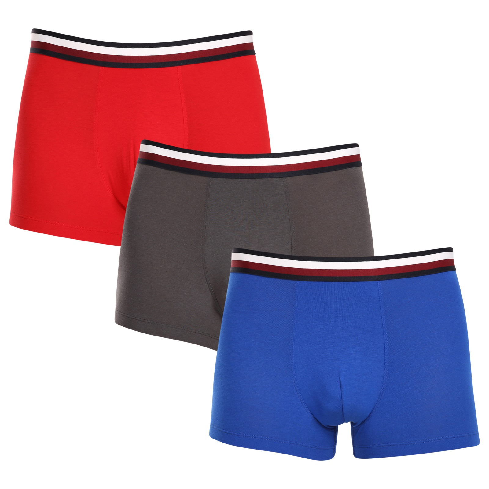 3PACK pánské boxerky Tommy Hilfiger vícebarevné (UM0UM03035 0UG) XL, trenky / trenýrky.
Pánské boxerky, které potěší muže i jejich ženy
Boxerky Tommy Hilfiger vynikají kvalitou zpracování a díky kombinaci bavlny a elastanu dobře sedí a jsou příjemné na dotek.
Spodní prádlo Tommy Hilfiger je zárukou nejvyšší kvality
Značka Tommy Hilfiger se stala ikonou amerického oblékání před téměř 40 lety a jeho barevnost v tónech modré, červené a bílé je rozeznatelná na první pohled.