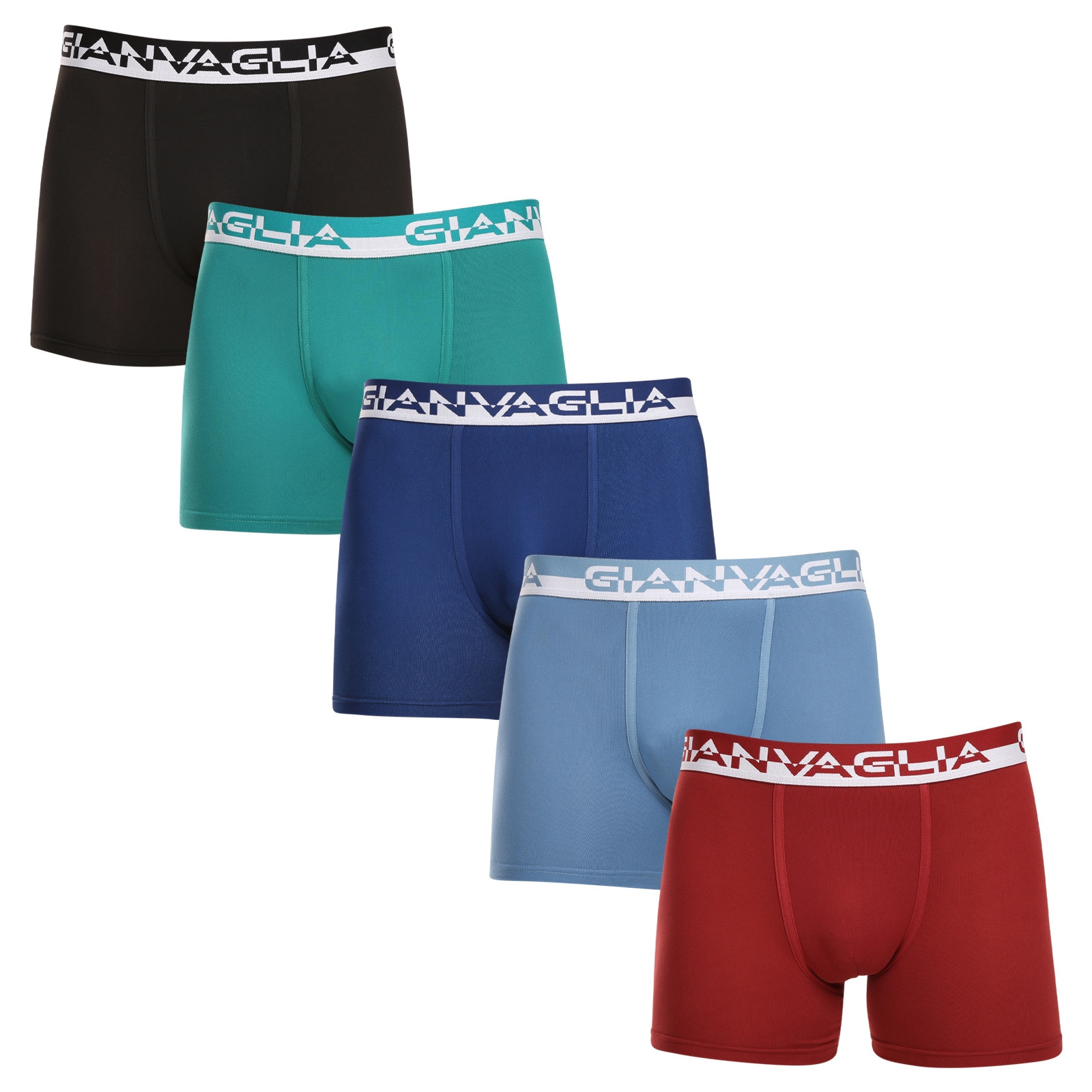 5PACK pánské boxerky Gianvaglia vícebarevné (GVG-5011) 3XL, trenky / trenýrky