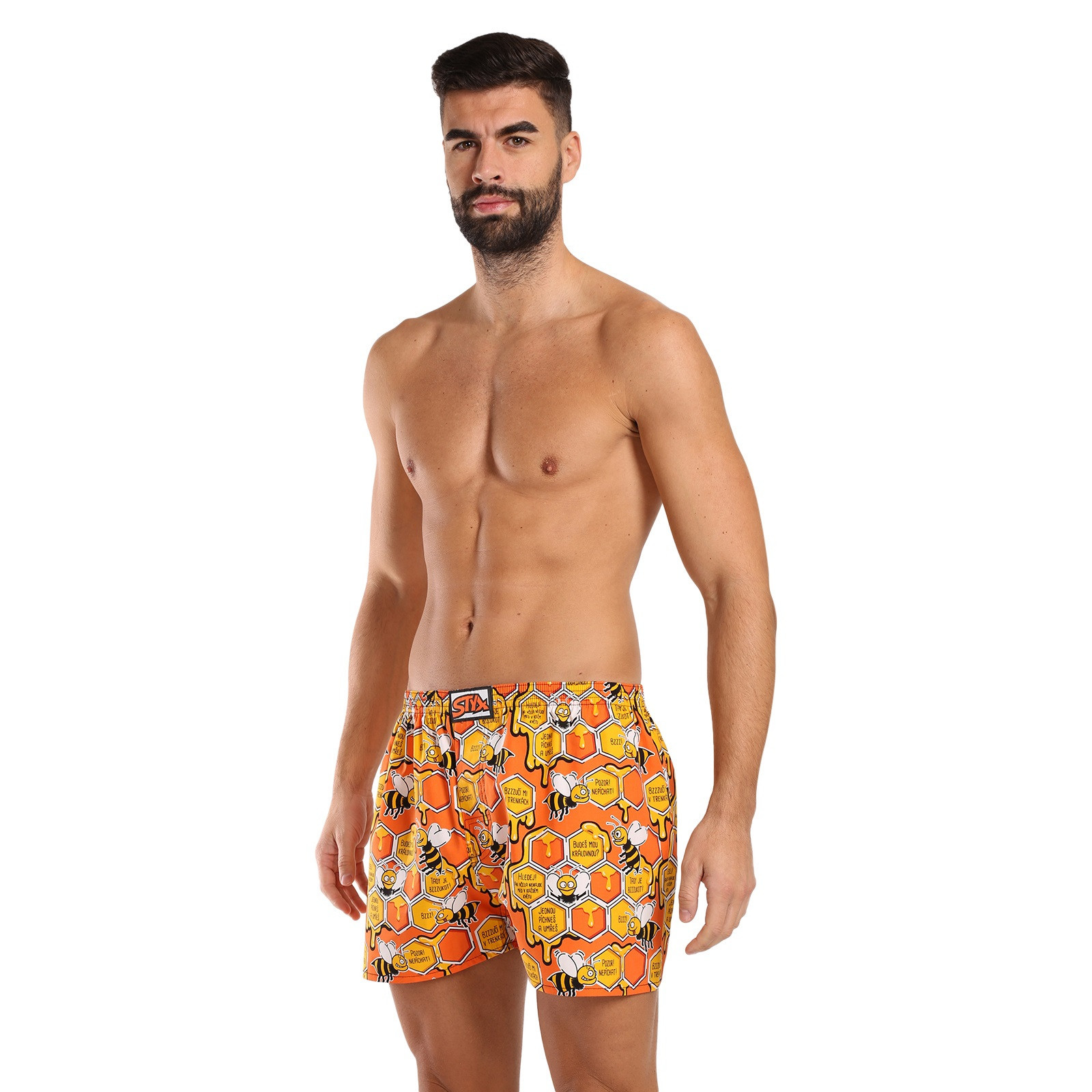 5PACK pánské trenky Styx art klasická guma vícebarevné (5A1536247) XXL, trenýrky.
Barevné bavlněné trenky pro každodenní pohodlí
Pánské trenýrky Styx jsou vyrobeny ze 100% bavlny.
Česká značka Styx nabízí zábavu i prvotřídní kvalitu
Spodní prádlo Styx si oblíbí zejména ti, pro které je důležitá osobitost.