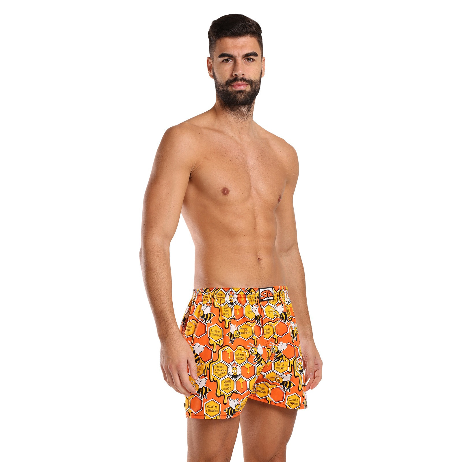 5PACK pánské trenky Styx art klasická guma vícebarevné (5A1536247) XXL, trenýrky.
Barevné bavlněné trenky pro každodenní pohodlí
Pánské trenýrky Styx jsou vyrobeny ze 100% bavlny.
Česká značka Styx nabízí zábavu i prvotřídní kvalitu
Spodní prádlo Styx si oblíbí zejména ti, pro které je důležitá osobitost.