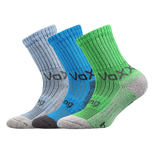 3PACK dětské ponožky Voxx vícebarevné (Bomberik-mix-uni) 35/38