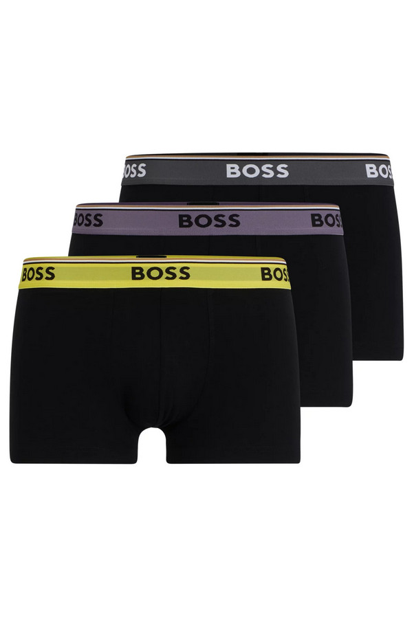 3PACK pánské boxerky BOSS černé (50508985 978) XXL, trenky / trenýrky