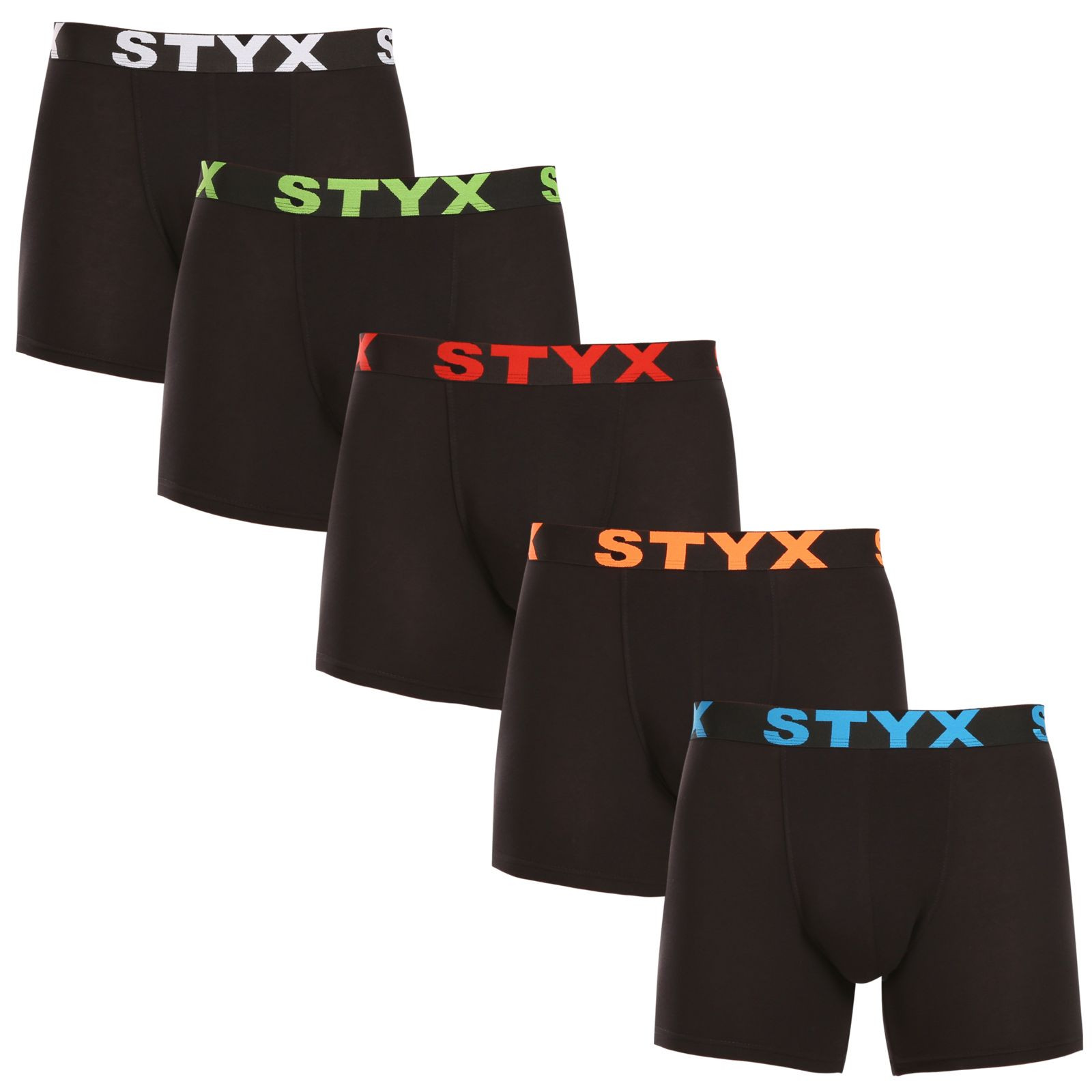 5PACK pánské boxerky Styx long sportovní guma černé (5U9602) M, trenky / trenýrky.
Boxerky Styx jsou skvělou volbou, pokud máš rád pohodlné a kvalitní pánské spodní prádlo.
Boxerky Styx s přívlastkem „sport“ jsou vytvořeny z kombinace bavlny, antibakteriálního modalu a elastanu, jsou velice pohodlné na celodenní nošení a aktivity všeho druhu.
A jak je to s praním?
Více se dozvíš v klasických informacích o produktu.