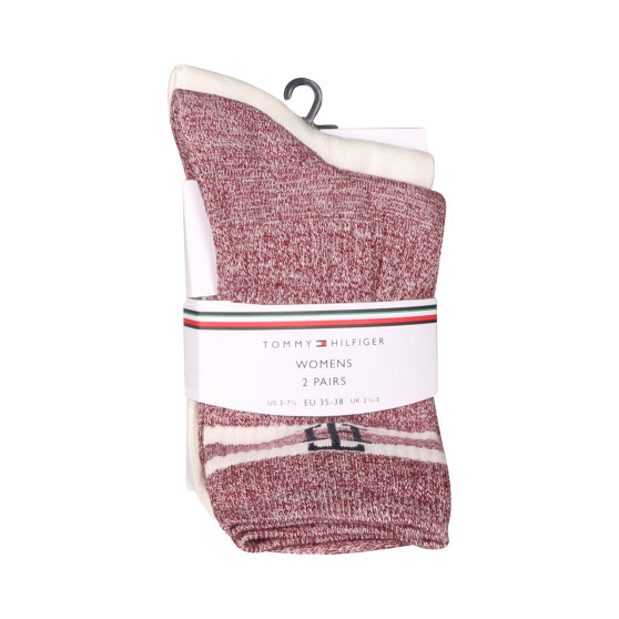 2PACK dámské ponožky Tommy Hilfiger vysoké vícebarevné (701225399 001)