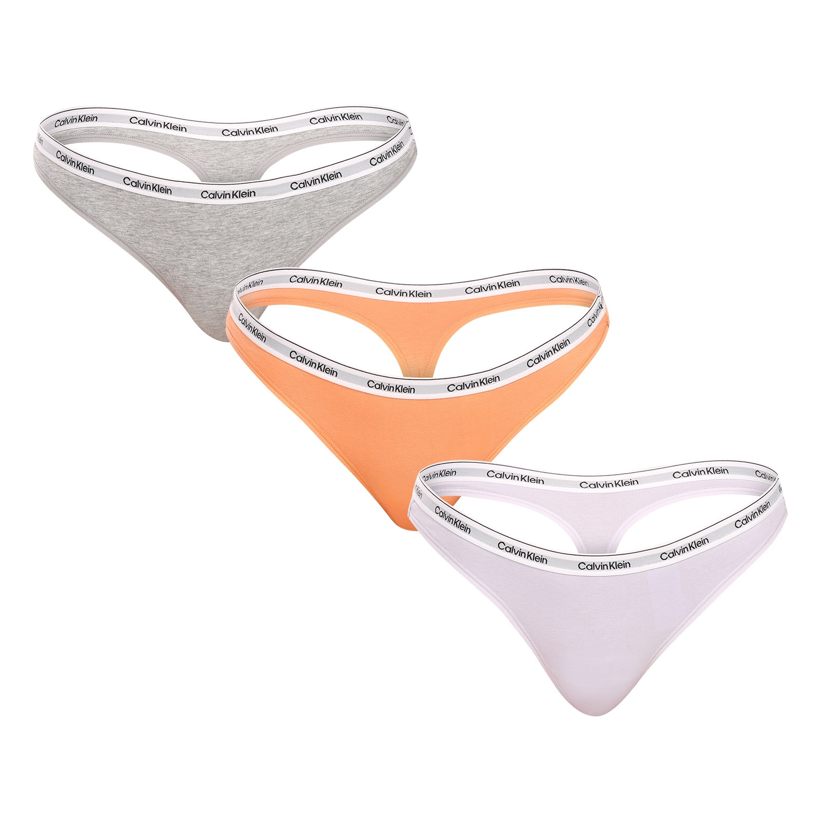 3PACK dámská tanga Calvin Klein vícebarevná (QD5209E-NPA) L.
Tyto tanga Calvin Klein vypadají velmi luxusně, a to nejen díky originální vytkávané gumě.