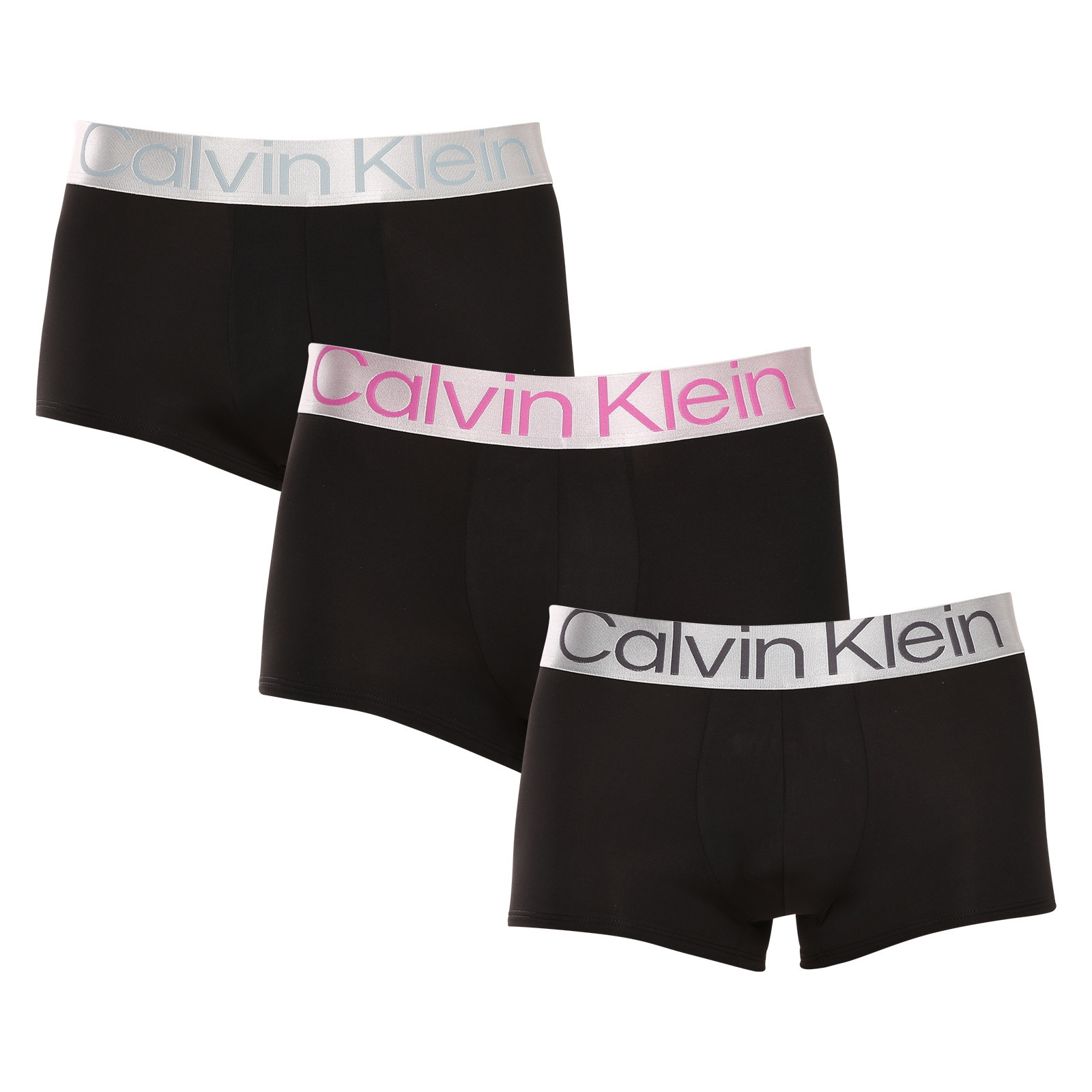 3PACK pánské boxerky Calvin Klein černé (NB3074A-MHQ) S, trenky / trenýrky