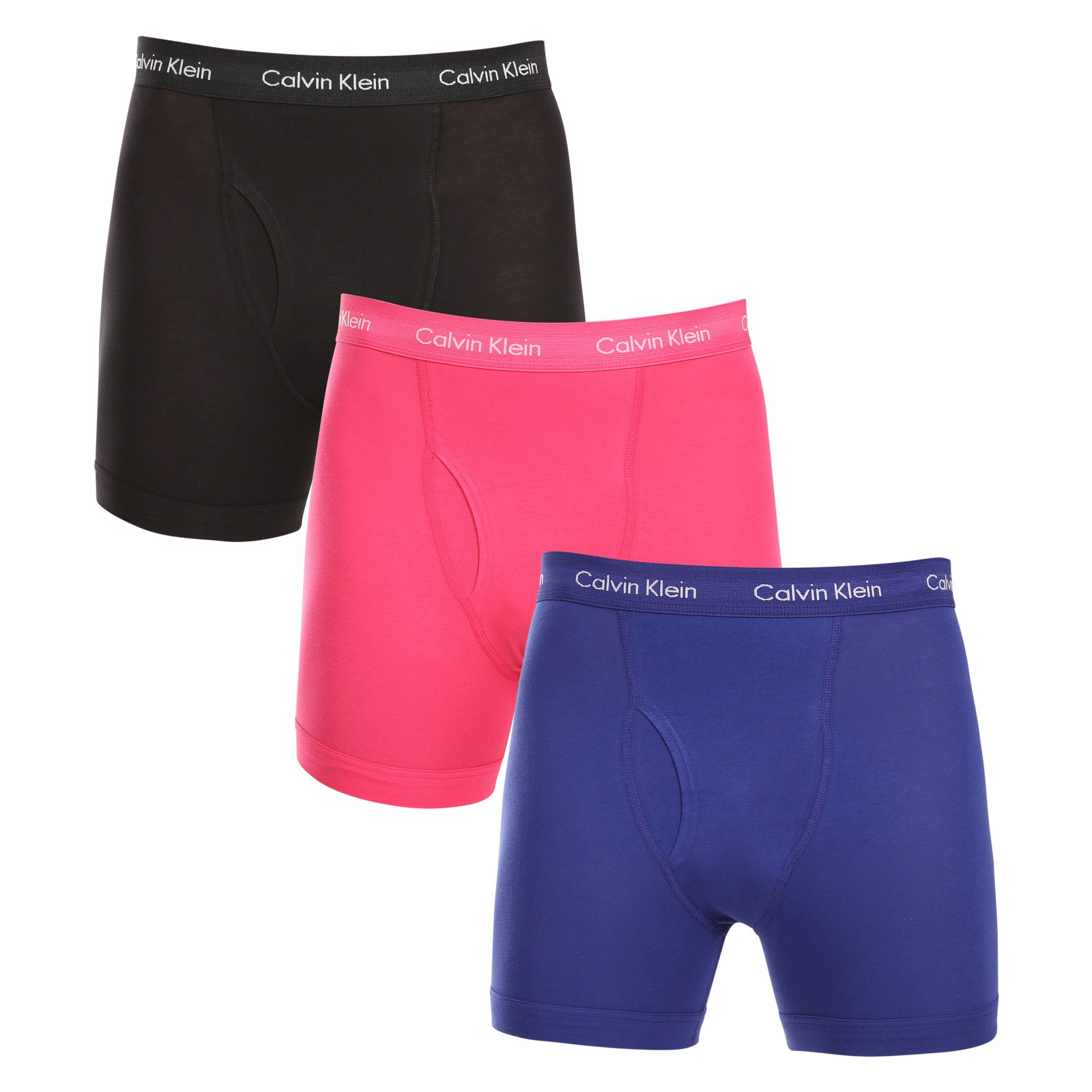 3PACK pánské boxerky Calvin Klein vícebarevné (NB2616A-NLT) S, trenky / trenýrky