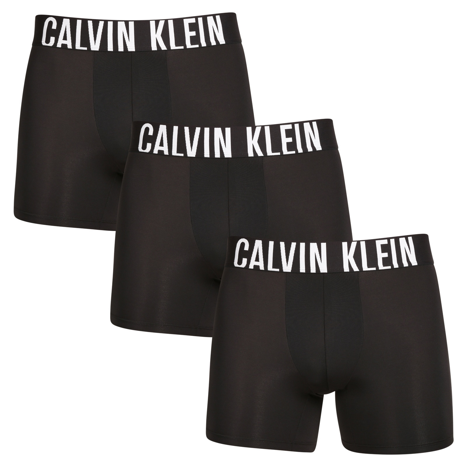 3PACK pánské boxerky Calvin Klein černé (NB3612A-UB1) S, trenky / trenýrky