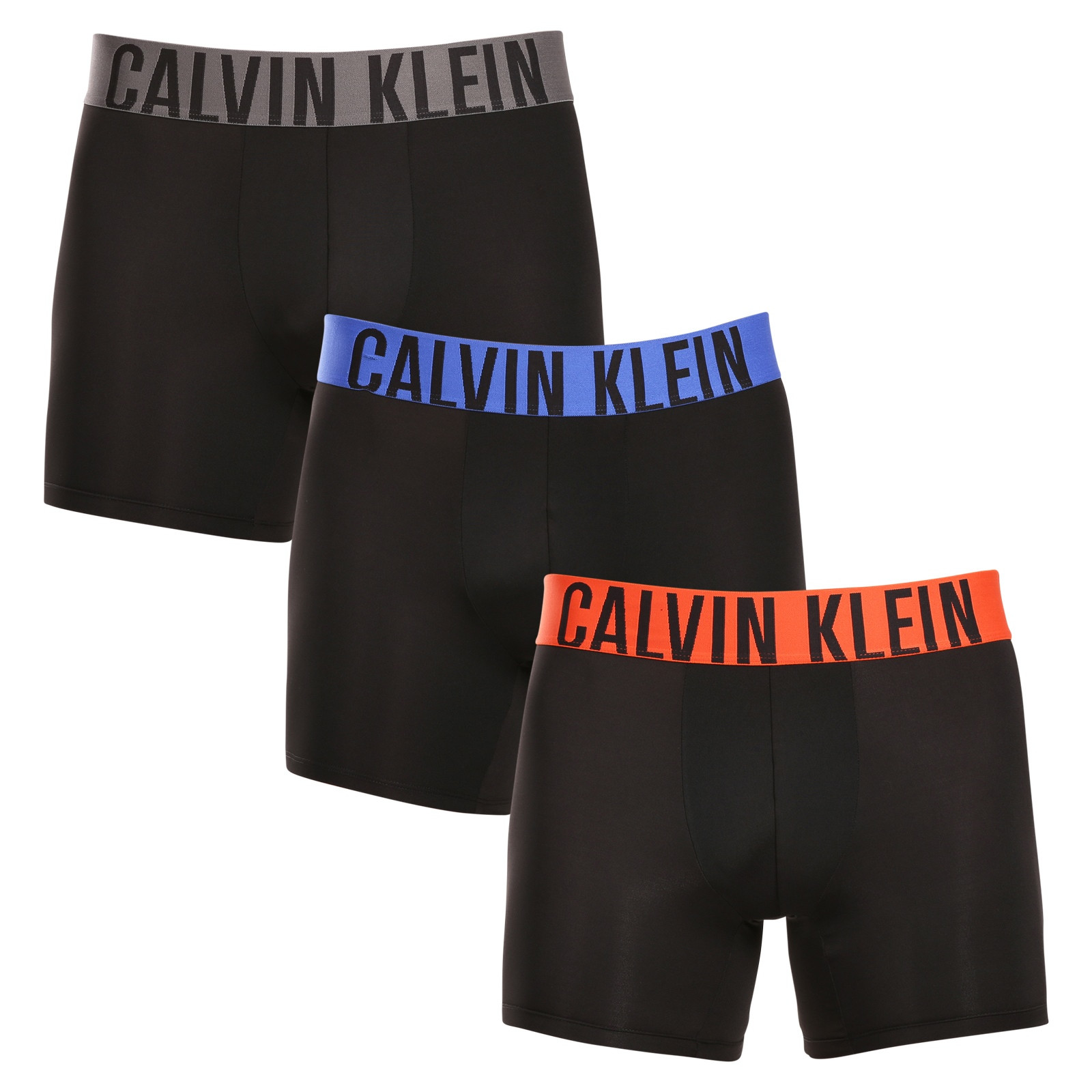 3PACK pánské boxerky Calvin Klein černé (NB3612A-MDJ) S, trenky / trenýrky