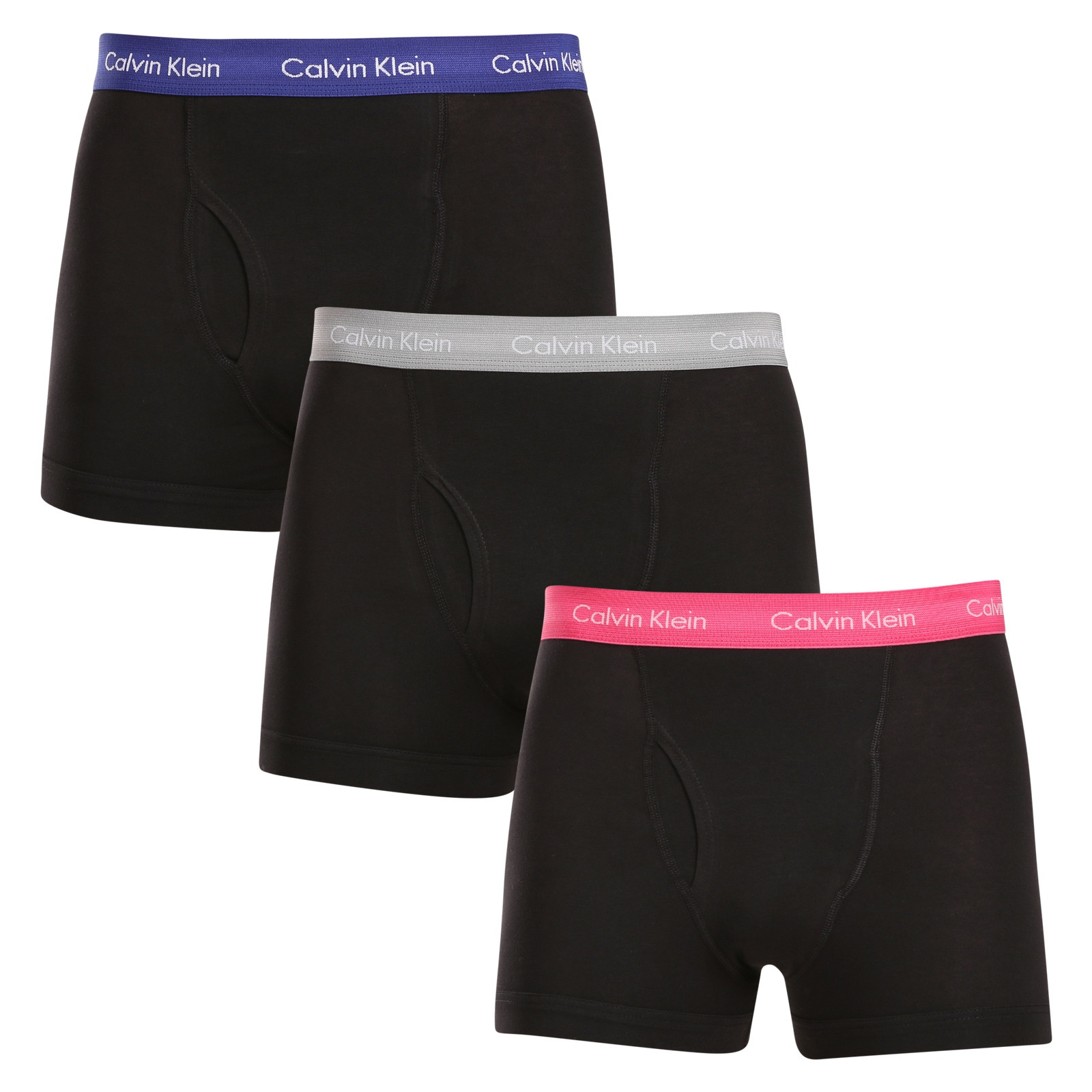 3PACK pánské boxerky Calvin Klein černé (NB2615A-MLR) XXL, trenky / trenýrky