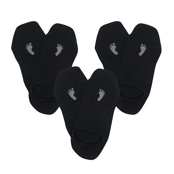 3PACK ponožky VoXX černé (Barefoot sneaker)