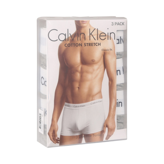 3PACK pánské boxerky Calvin Klein šedé (U2664G-KS0)